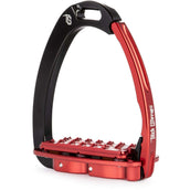 Tech Stirrups Steigbügel Venice Plus EVO Schwarz/Rot