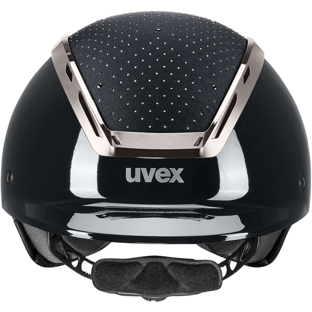 Uvex Reithelm Exxeed Glow Schwarz/Schwarz