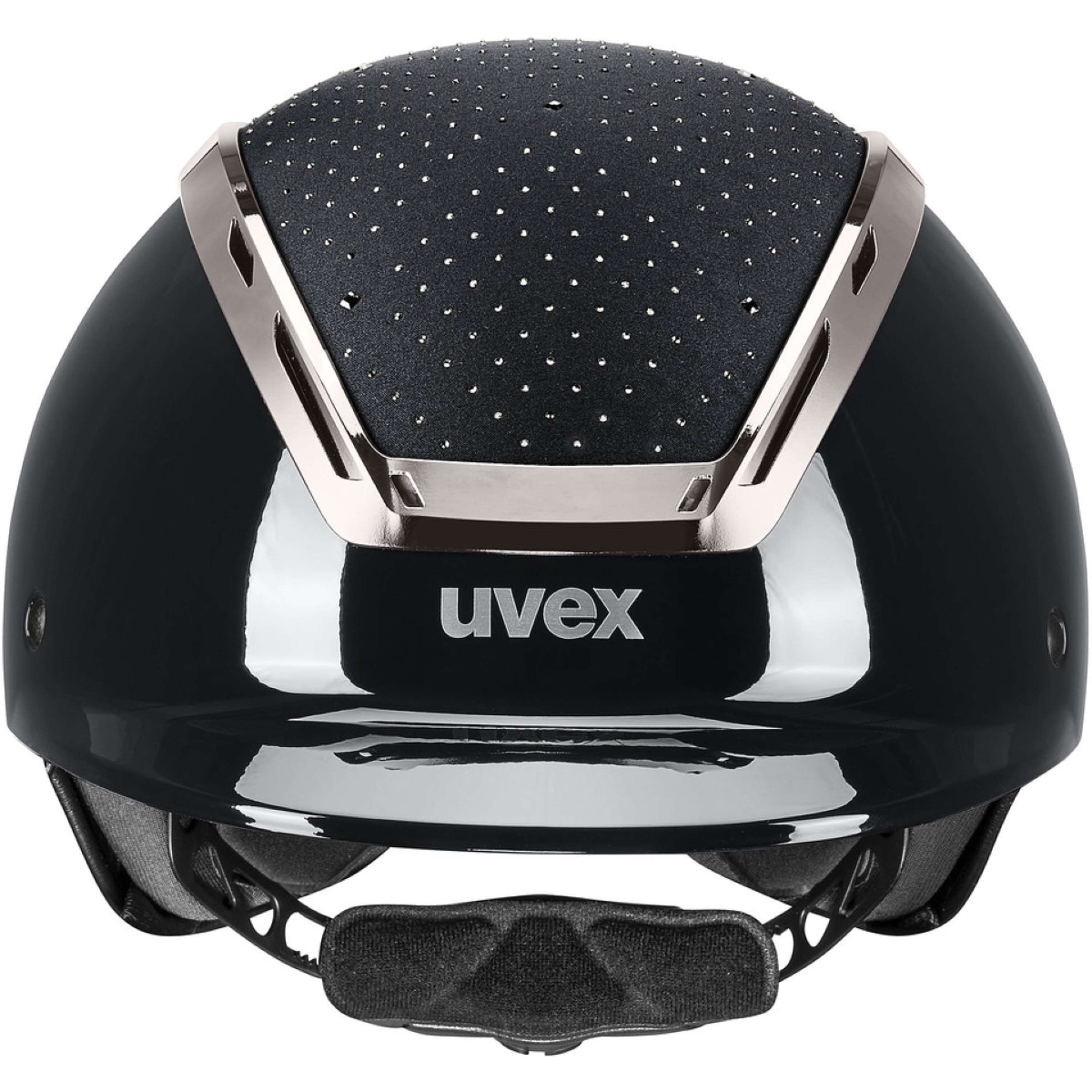 Uvex Reithelm Exxeed Glow Schwarz/Schwarz