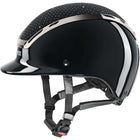 Uvex Reithelm Exxeed Glow Schwarz/Schwarz