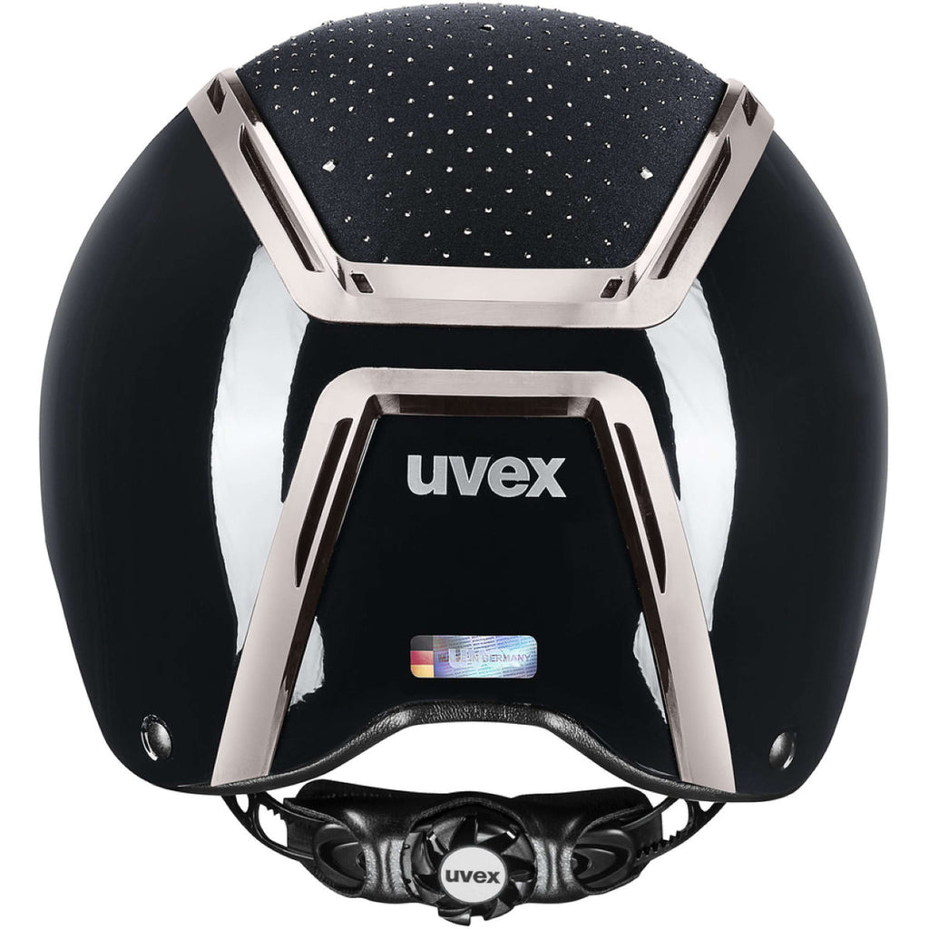 Uvex Reithelm Exxeed Glow Schwarz/Schwarz
