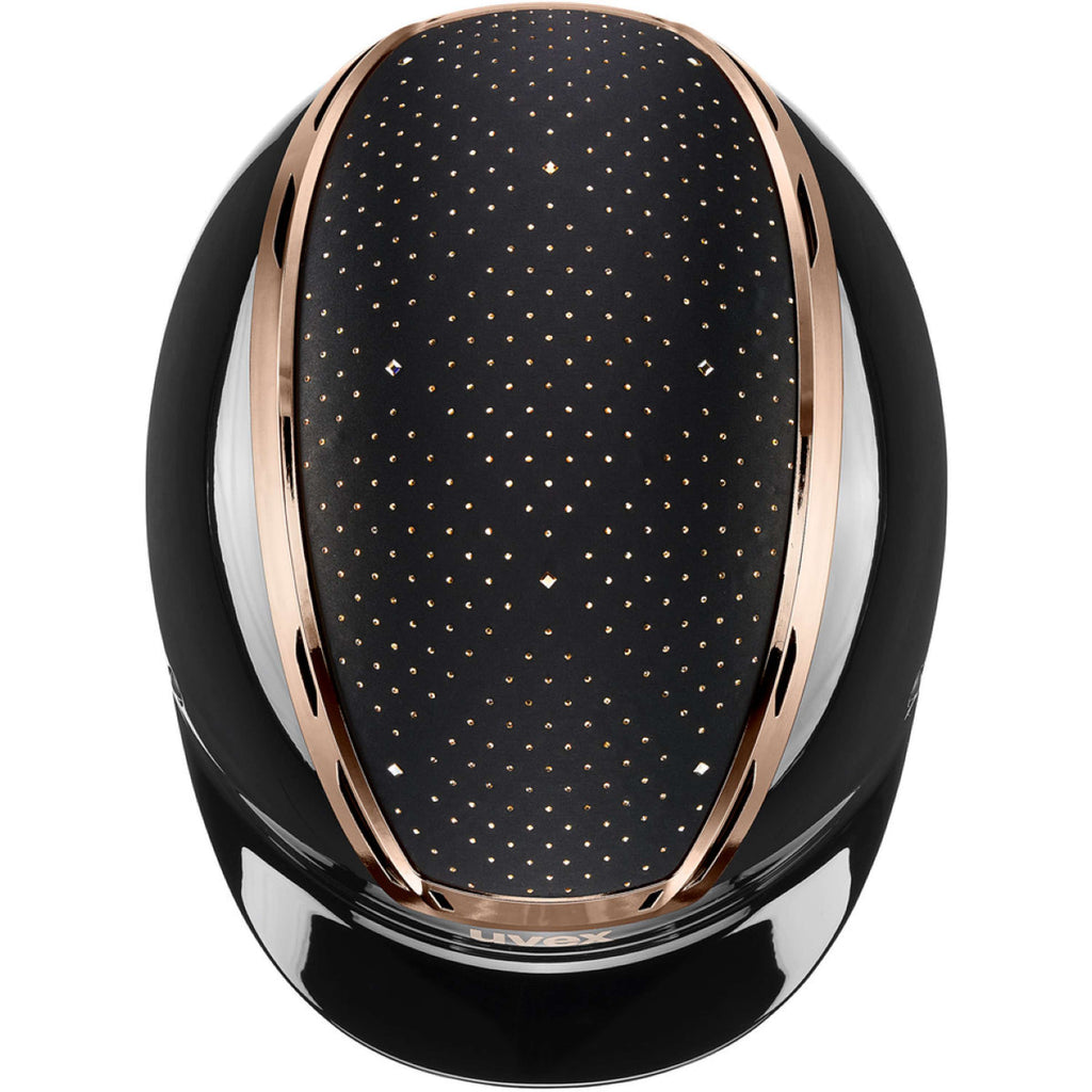 Uvex Reithelm Exxeed Glow Schwarz/Rosa