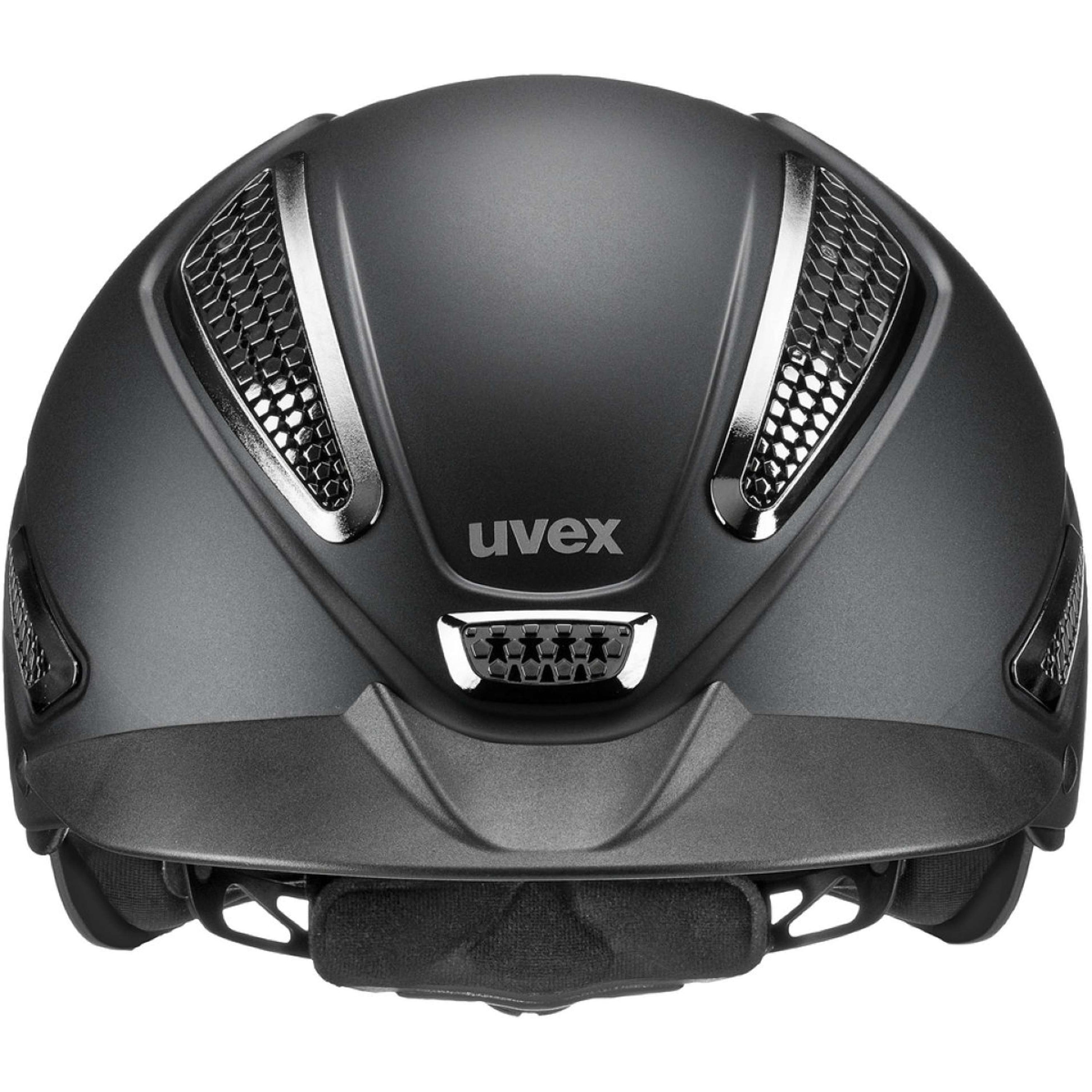 Uvex Reithelm Perfexxion III Chrome Schwarz Uvex Reithelm Perfexxion III Chrome Schwarz