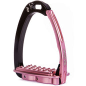 Tech Stirrups Steigbügel Venice Sloped EVO Schwarz/Rosa