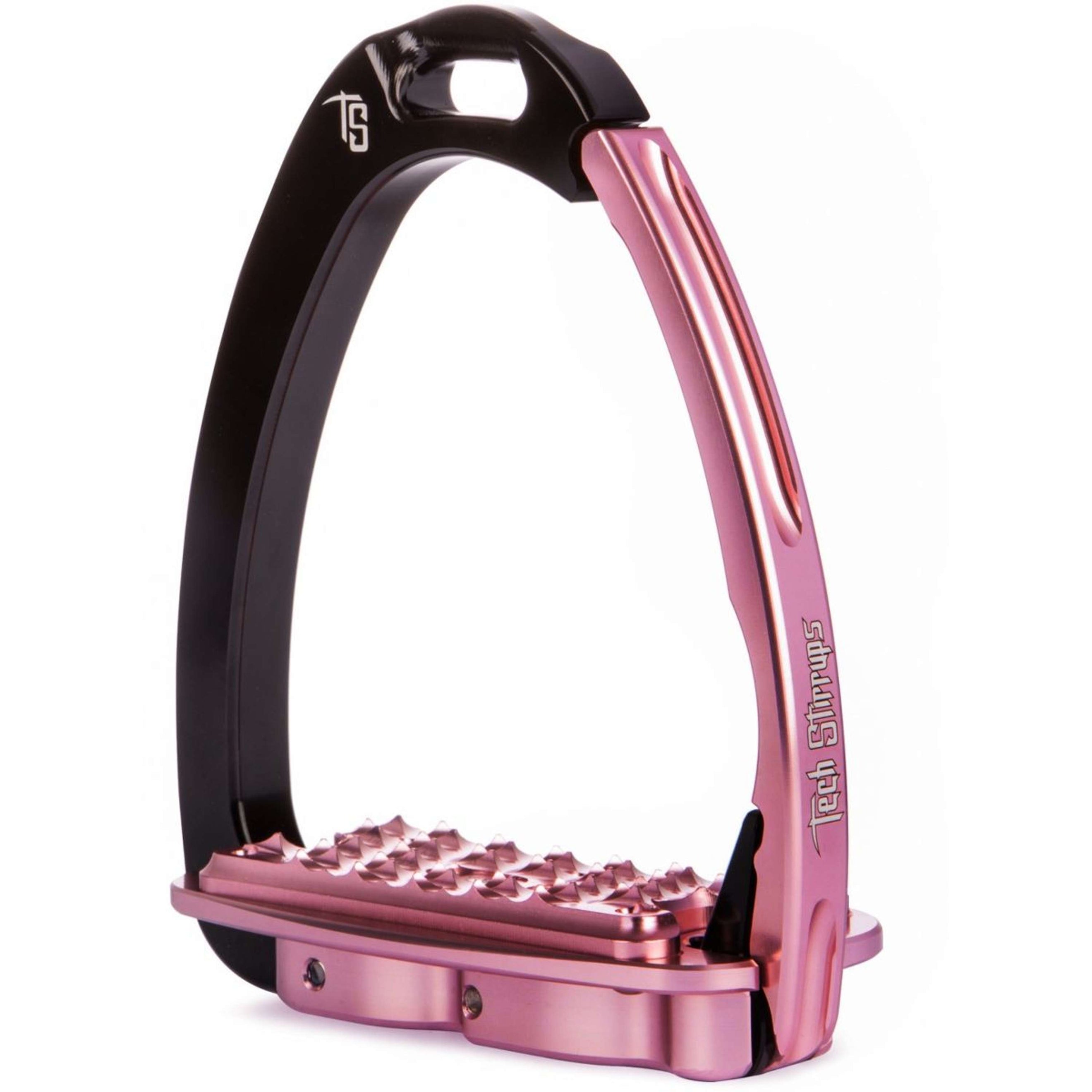 Tech Stirrups Steigbügel Venice Sloped EVO Schwarz/Rosa