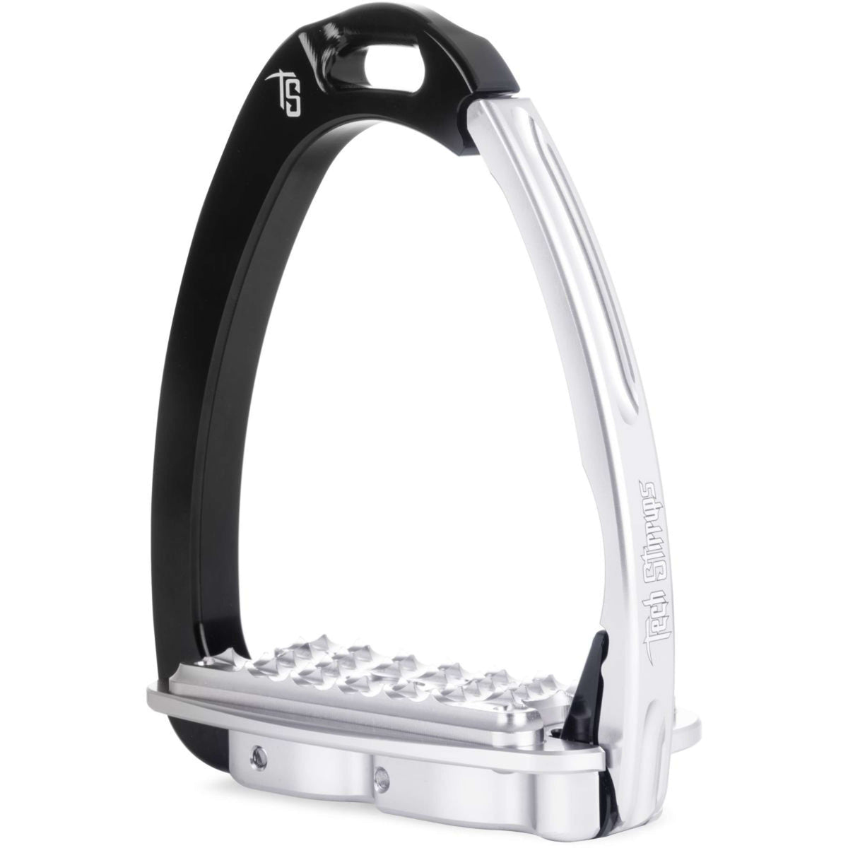 Tech Stirrups Steigbügel Venice Sloped EVO Schwarz/Silber