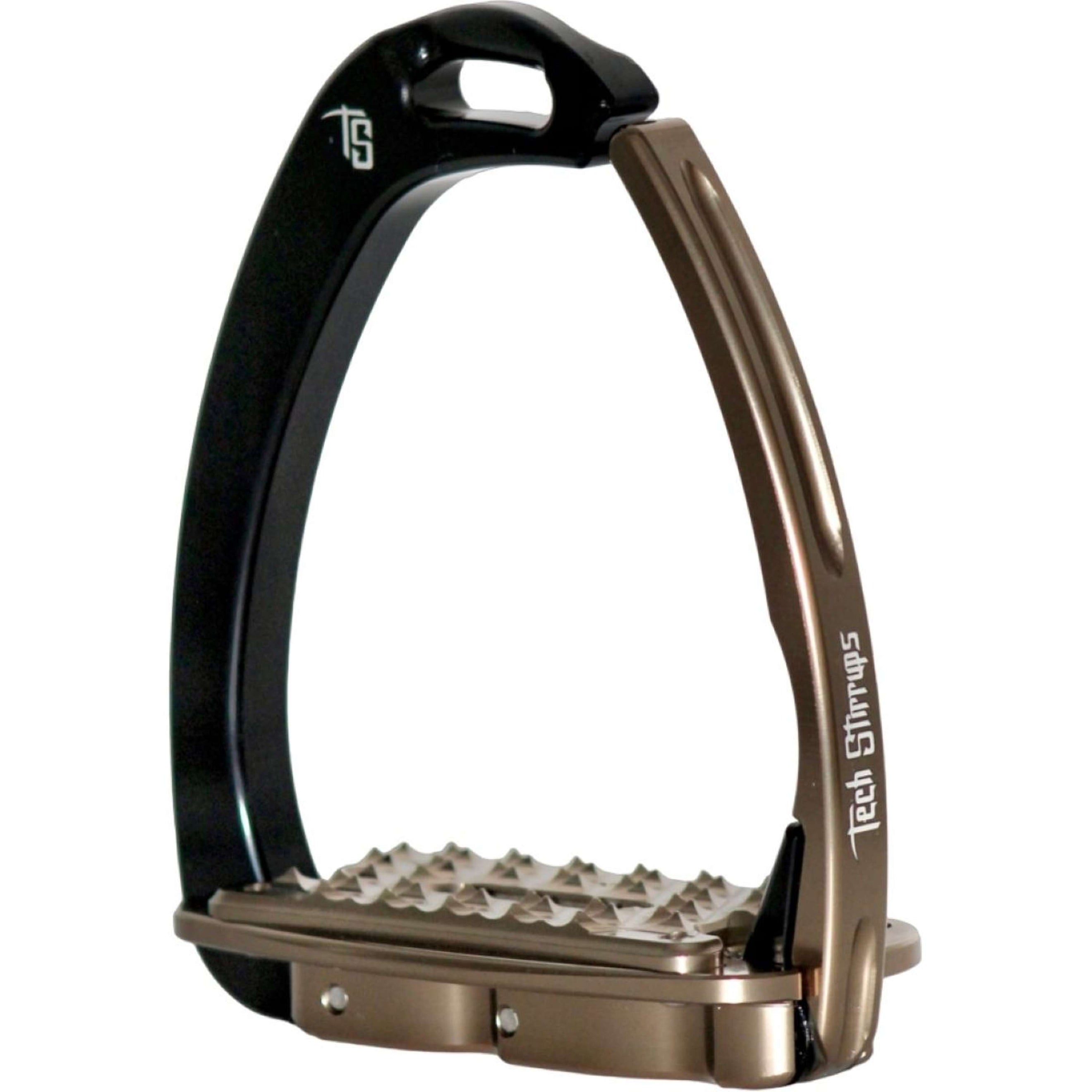 Tech Stirrups Steigbügel Venice Sloped EVO Schwarz/Braun