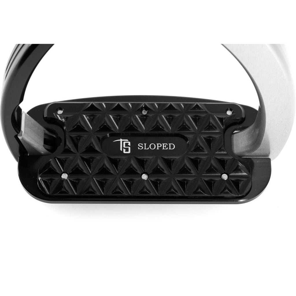 Tech Stirrups Steigbügel Venice Sloped EVO Schwarz/Rosegold
