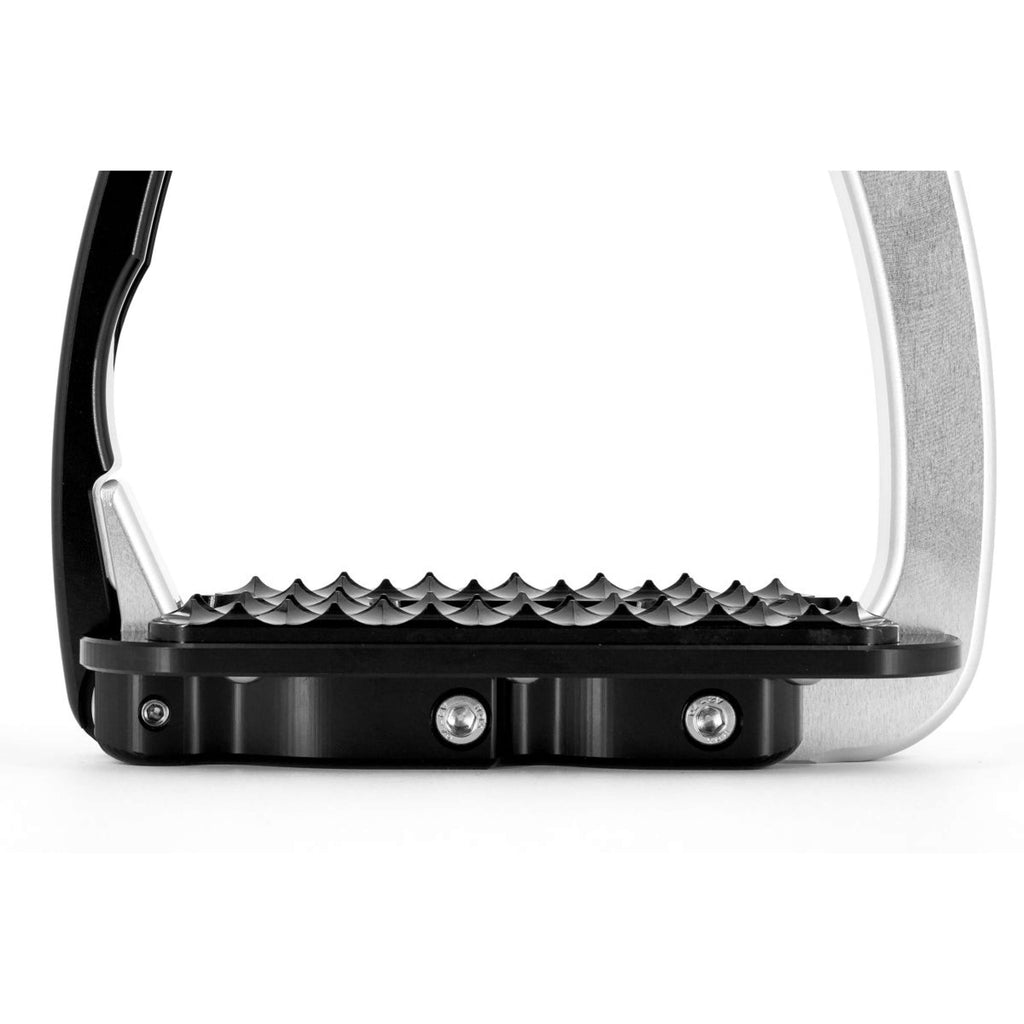 Tech Stirrups Steigbügel Venice Sloped EVO Silber/Rot