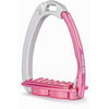 Tech Stirrups Steigbügel Venice Sloped EVO Silber/Rosa