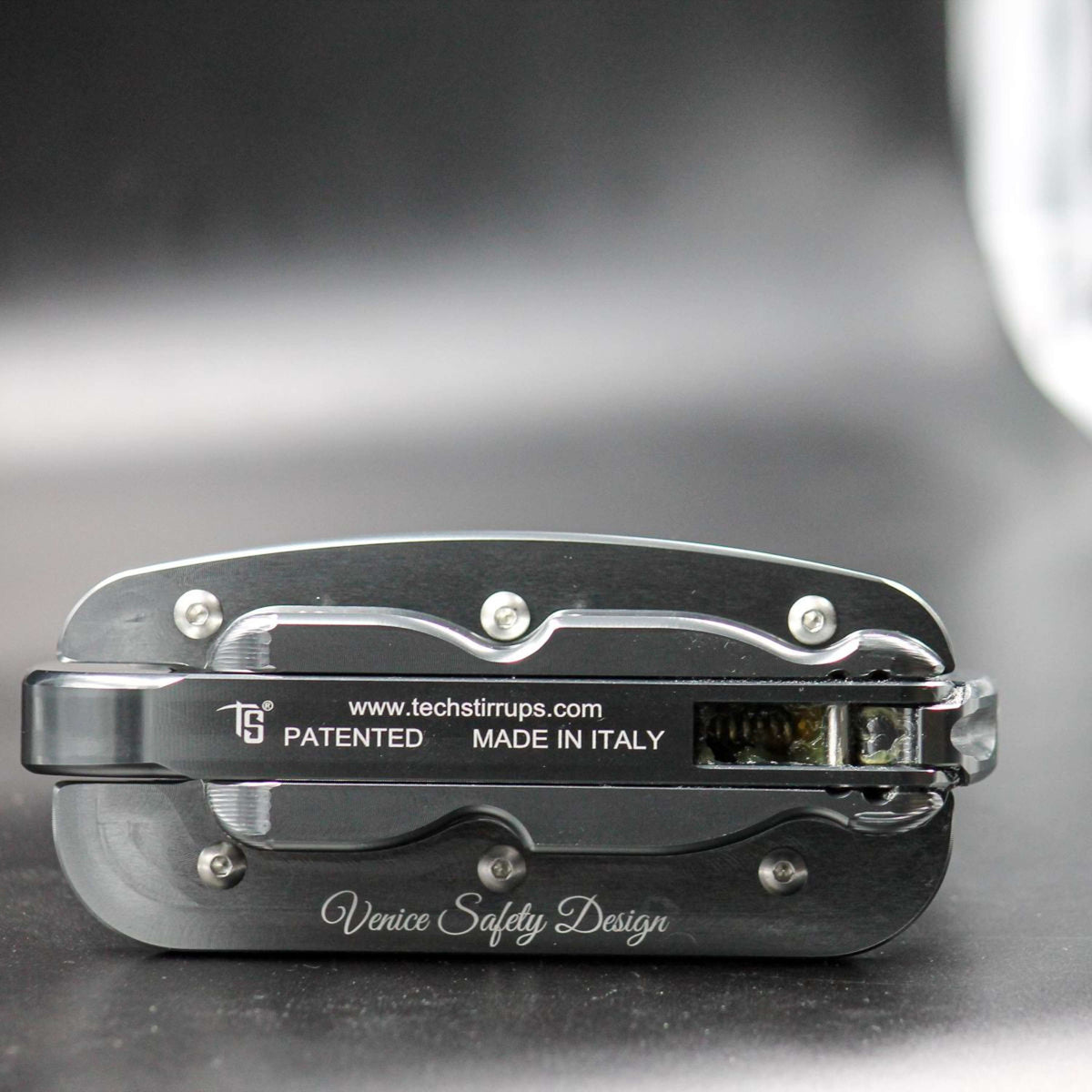 Tech Stirrups Steigbügel Venice Sloped EVO Schwarz/Schwarz