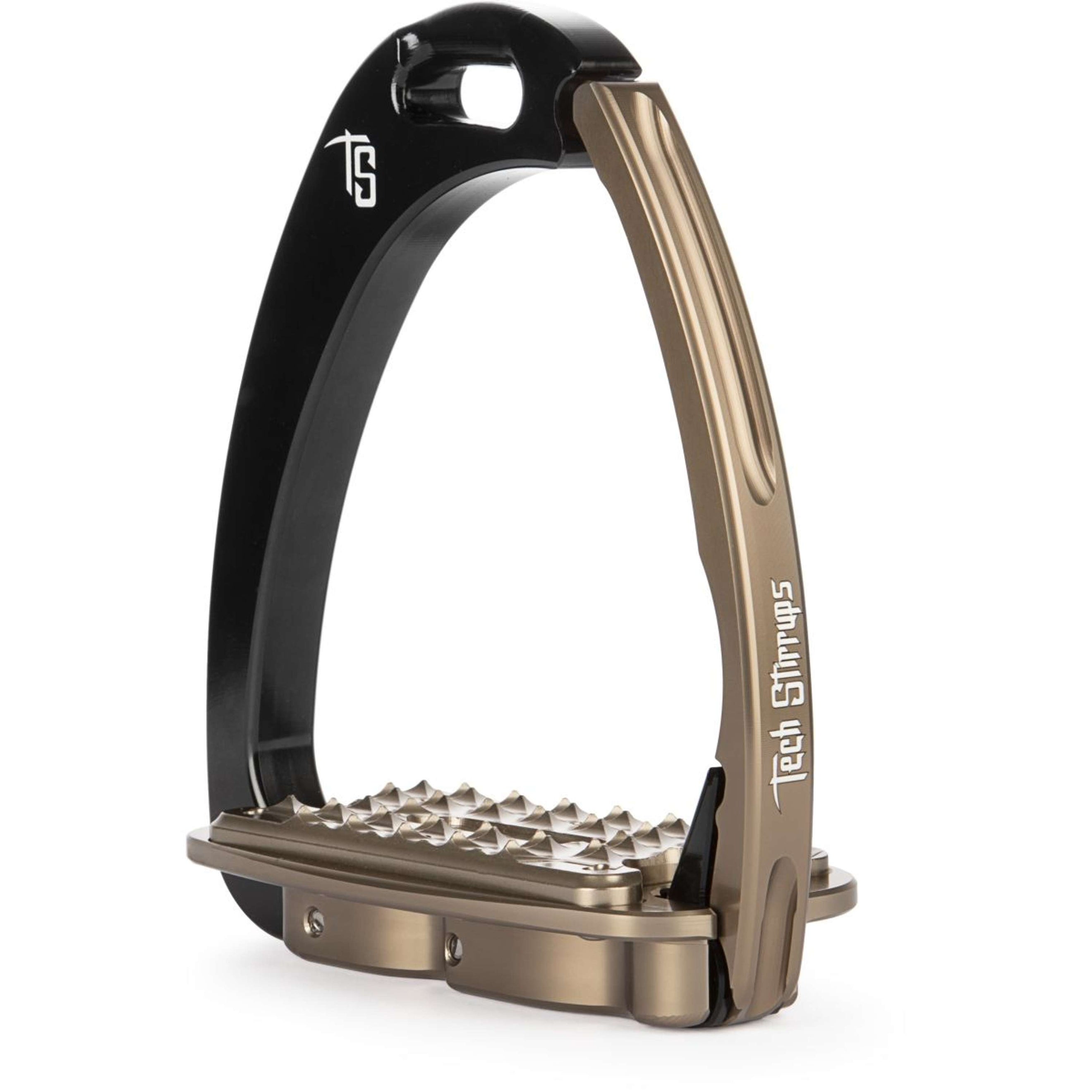 Tech Stirrups Steigbügel Venice Sloped Schwarz/Braun