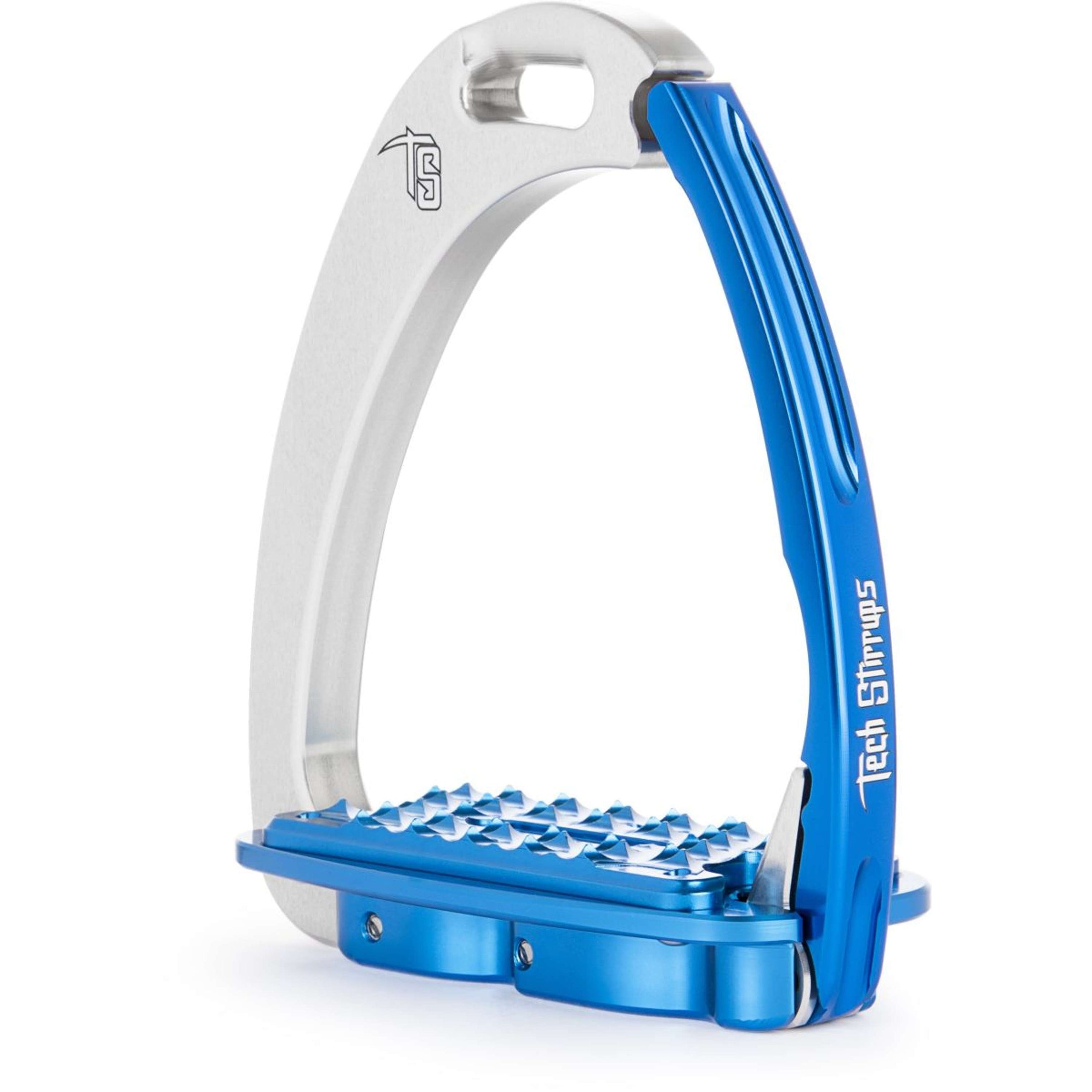 Tech Stirrups Steigbügel Venice Sloped Silber/Blau