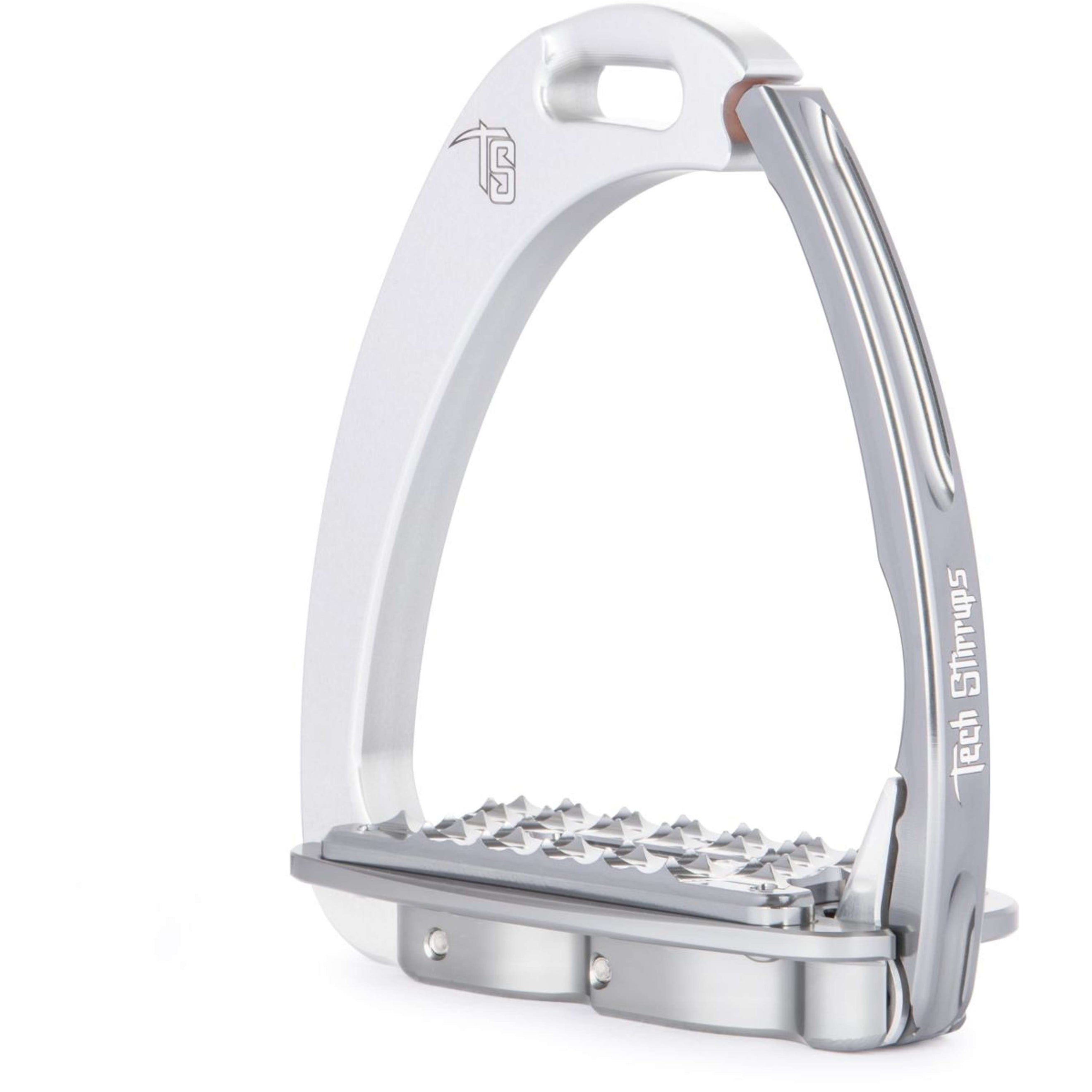 Tech Stirrups Steigbügel Venice Sloped Silber/Titan