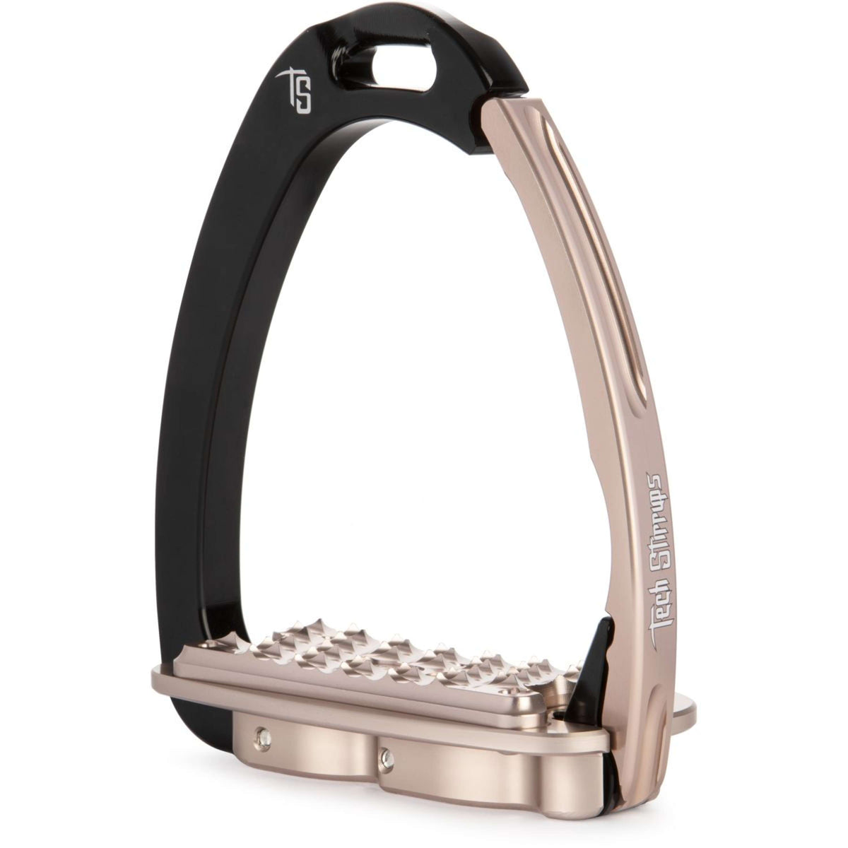 Tech Stirrups Steigbügel Venice EVO Classic Schwarz/Rosegold