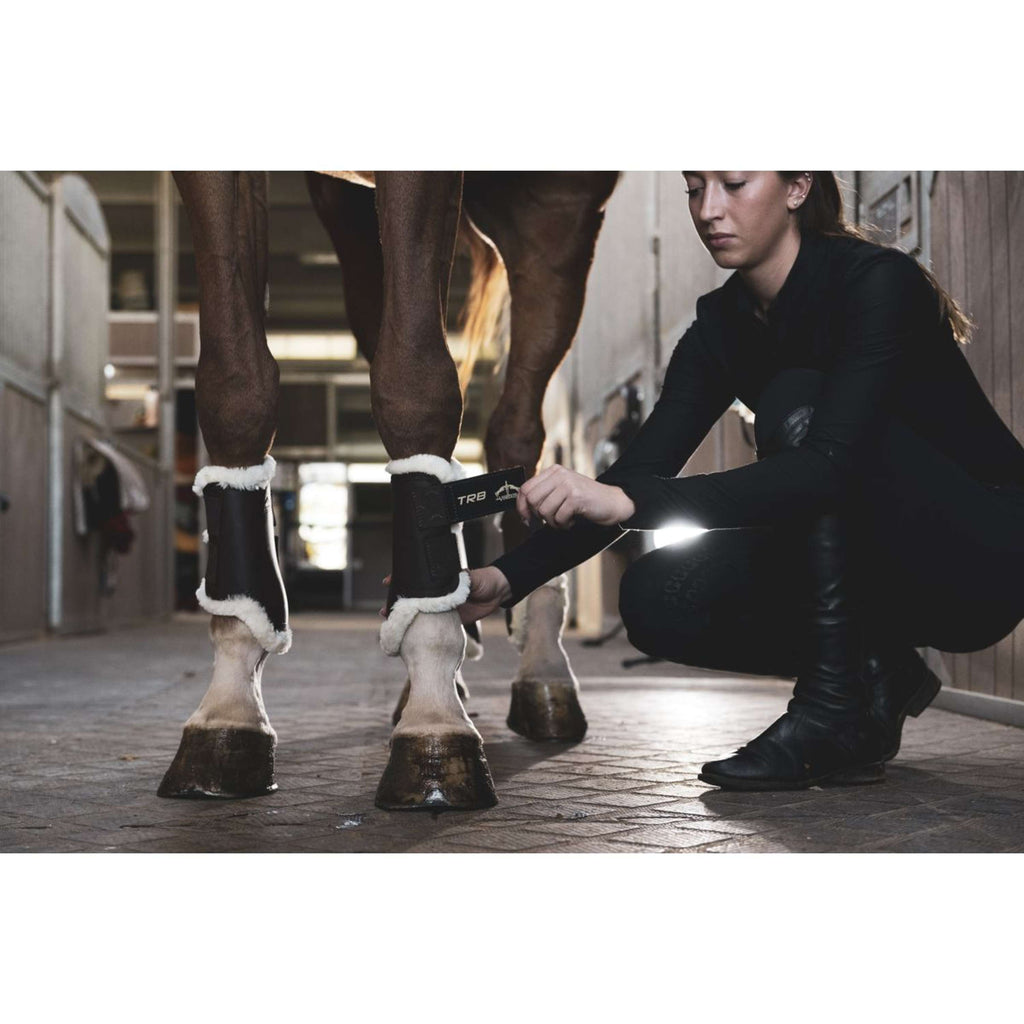 Veredus Gamaschen TRB Save the Sheep Front Schwarz