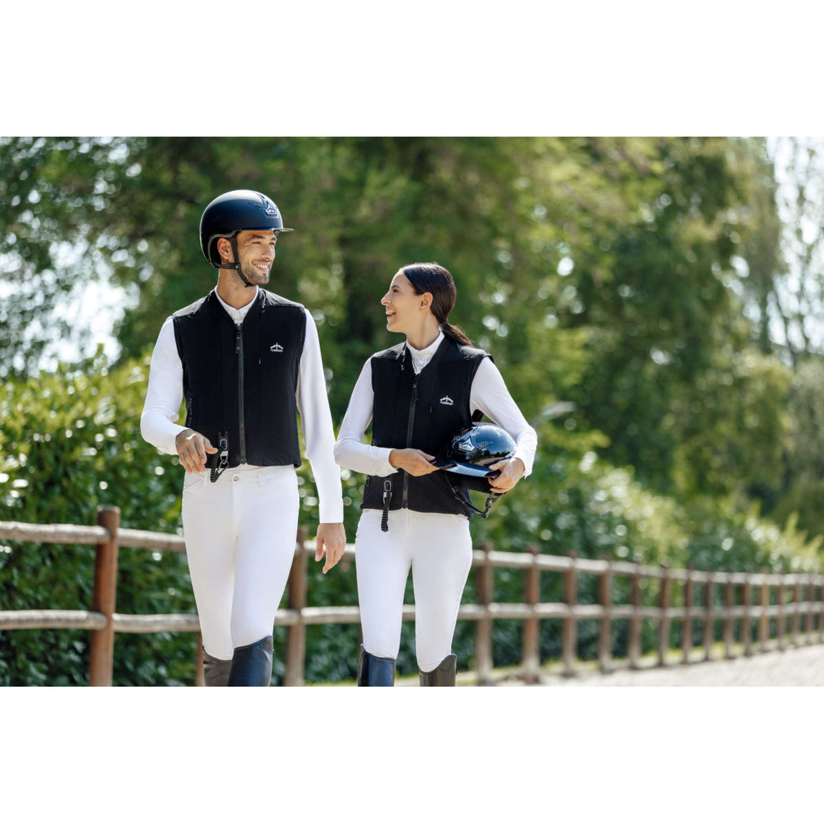 Veredus Airbag Weste Vita Unisex Schwarz