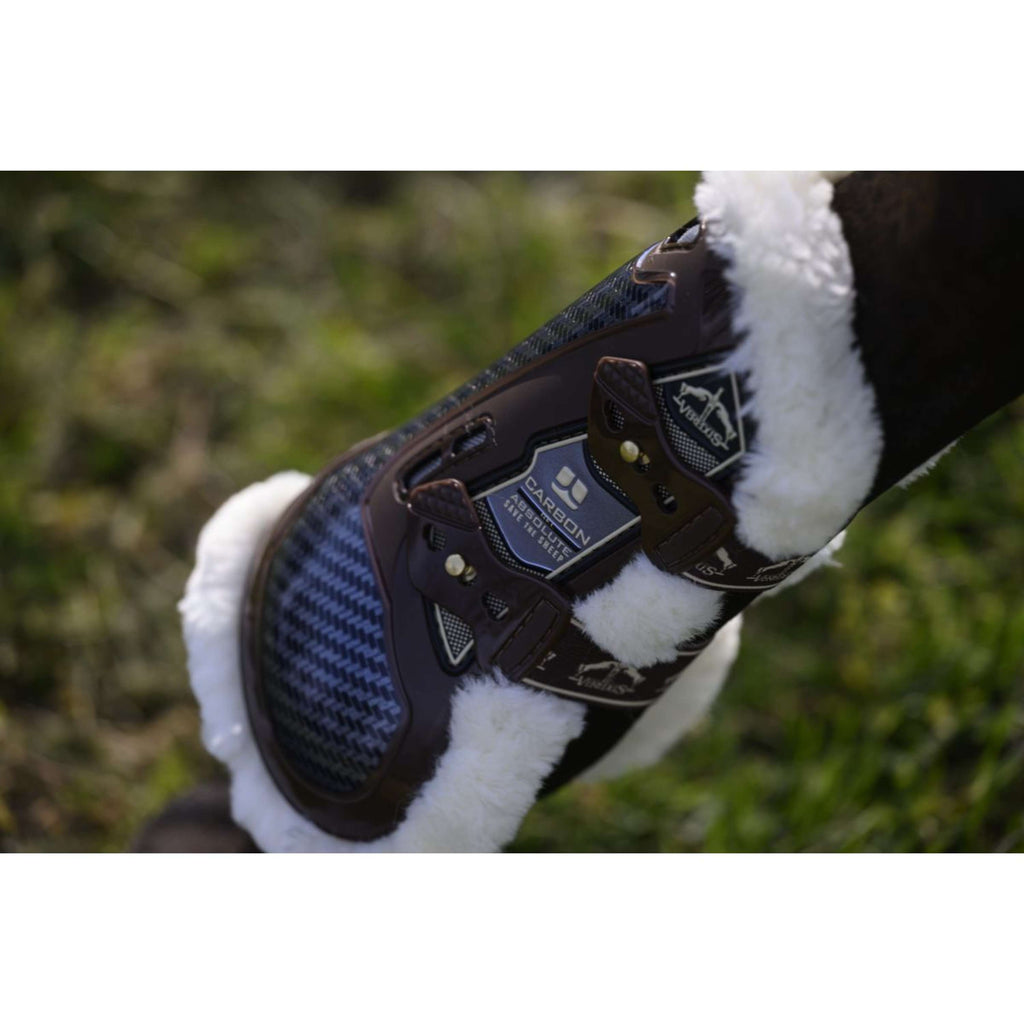 Veredus Sehnenschutz Carbon Gel Absolute Save the Sheep Front Braun