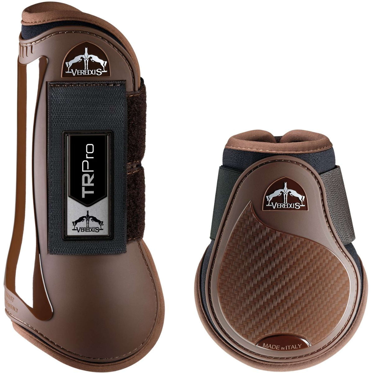 Veredus Sehnenschutz TR PRO Front Braun