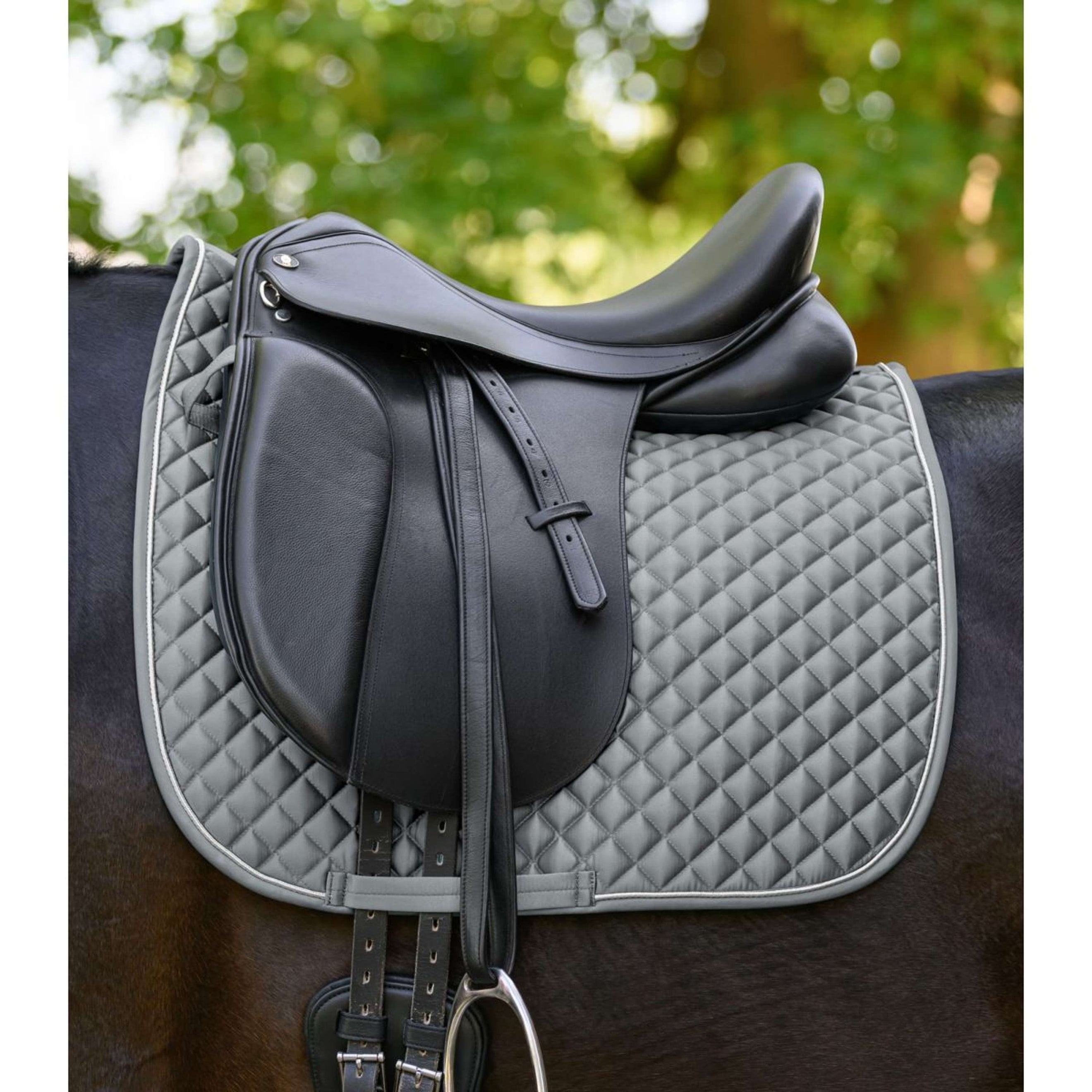 Waldhausen Schabracke Felix Glam Dressur Chrome Grey