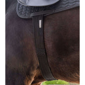 Waldhausen Sattelgurt String Lang Schwarz