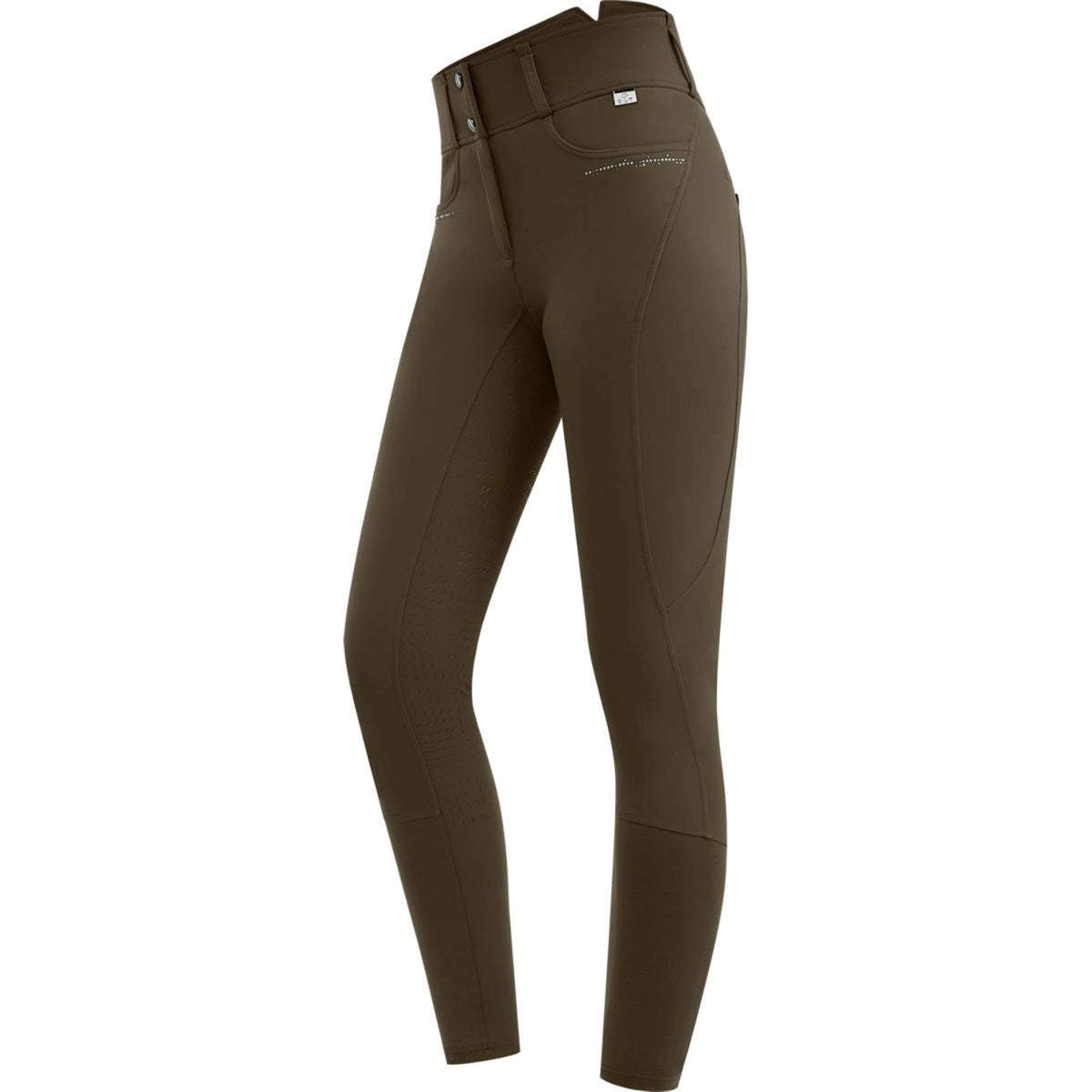 ELT Reithose Mathilda Glam High Waist Grün/Braun