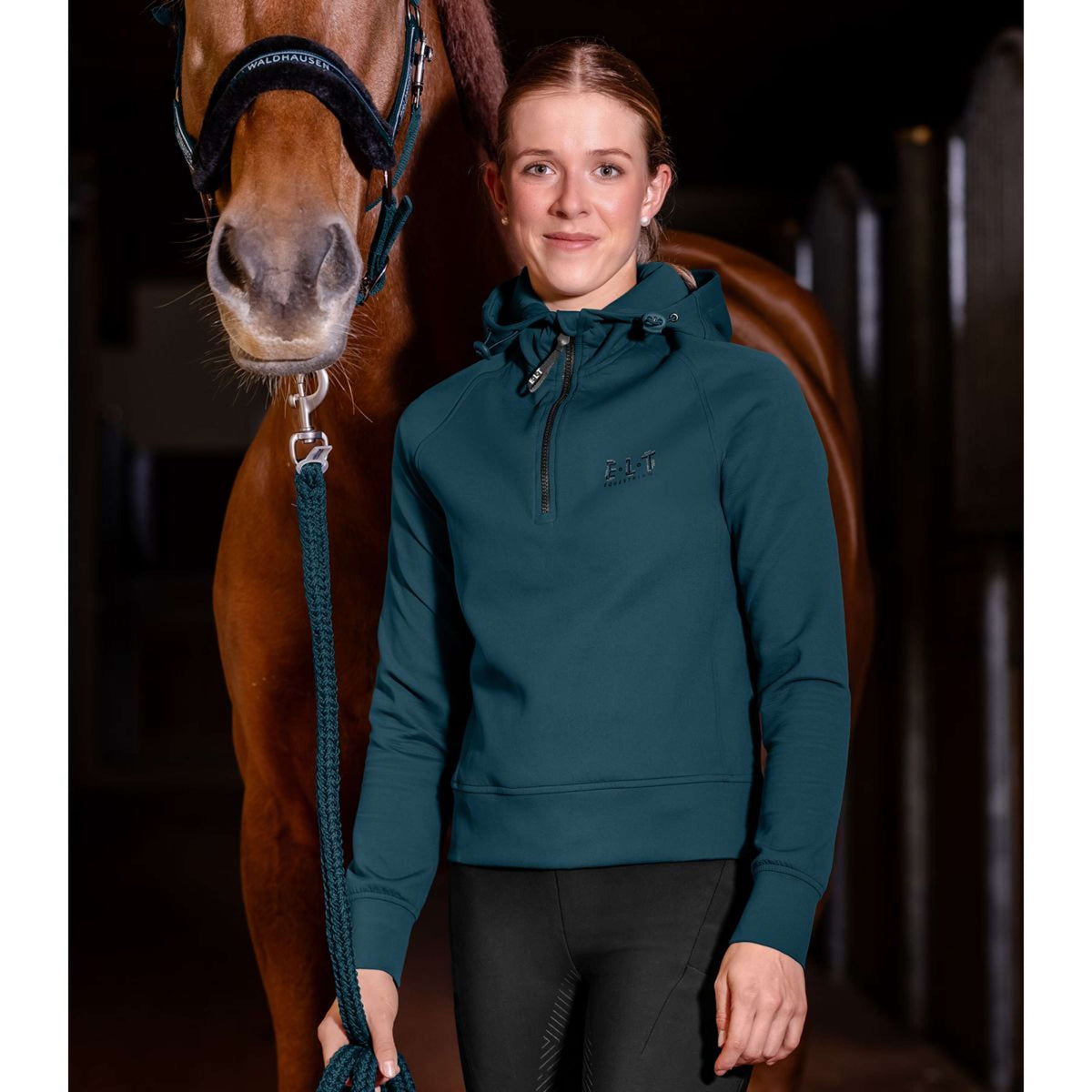 ELT Hoody Regensburg Petrol Blue