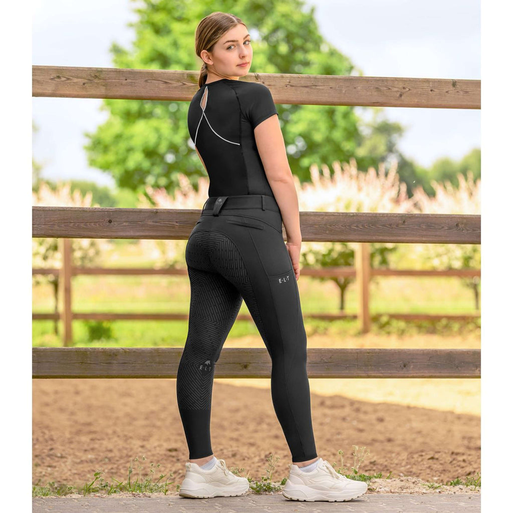 ELT Reithose Comfort Ride silicone Schwarz