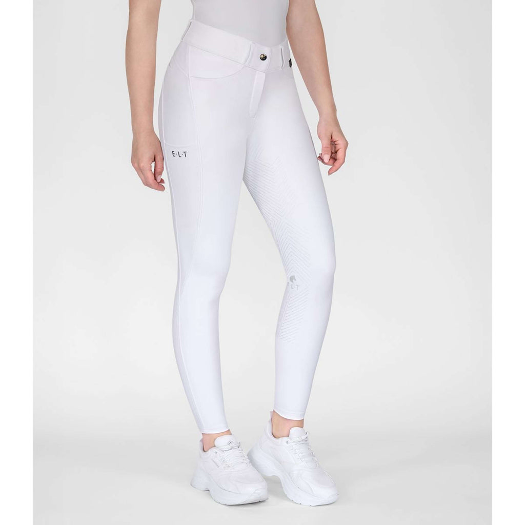 ELT Reithose Comfort Ride silicone Weiß