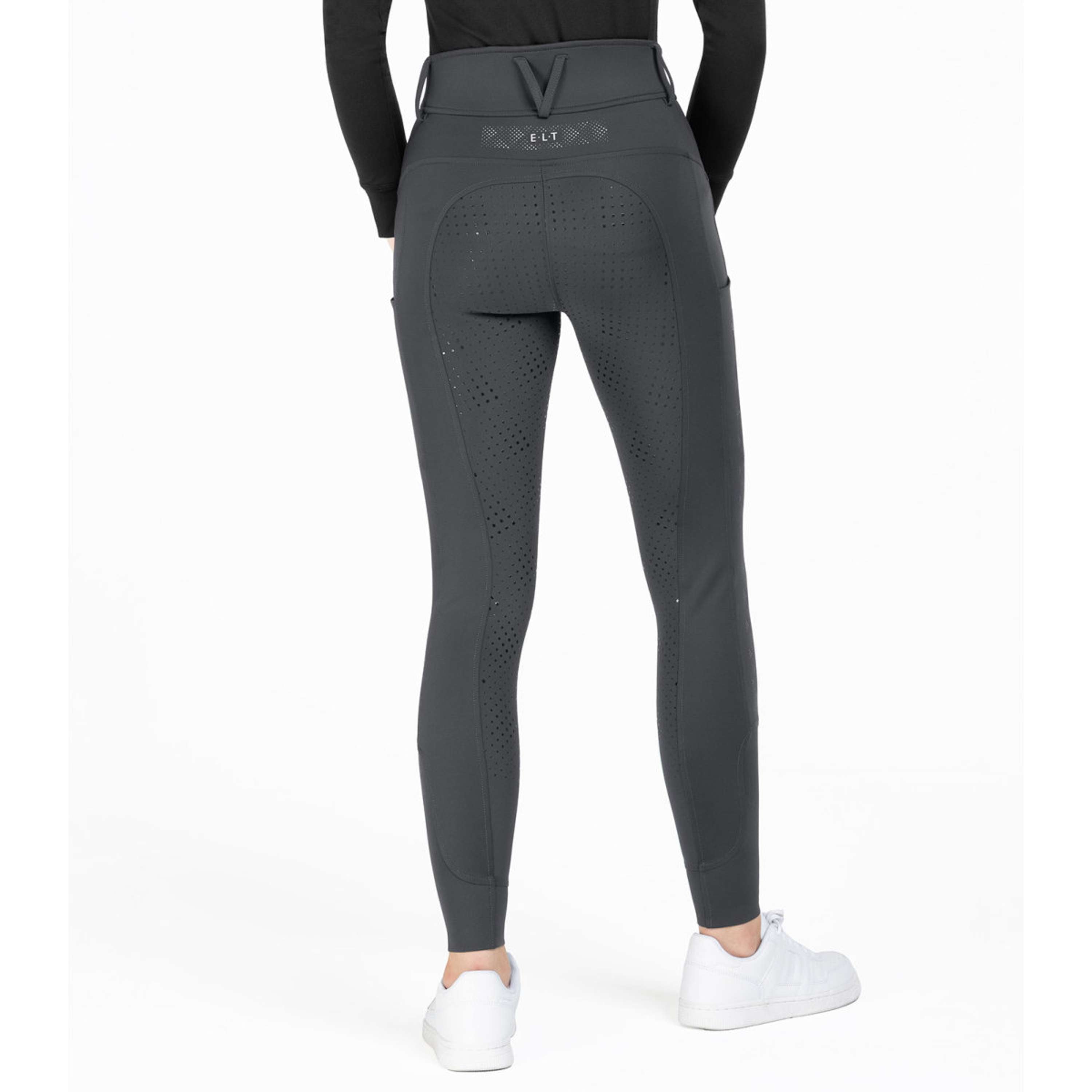 ELT Reithose Reflective Full Grip Asphalt