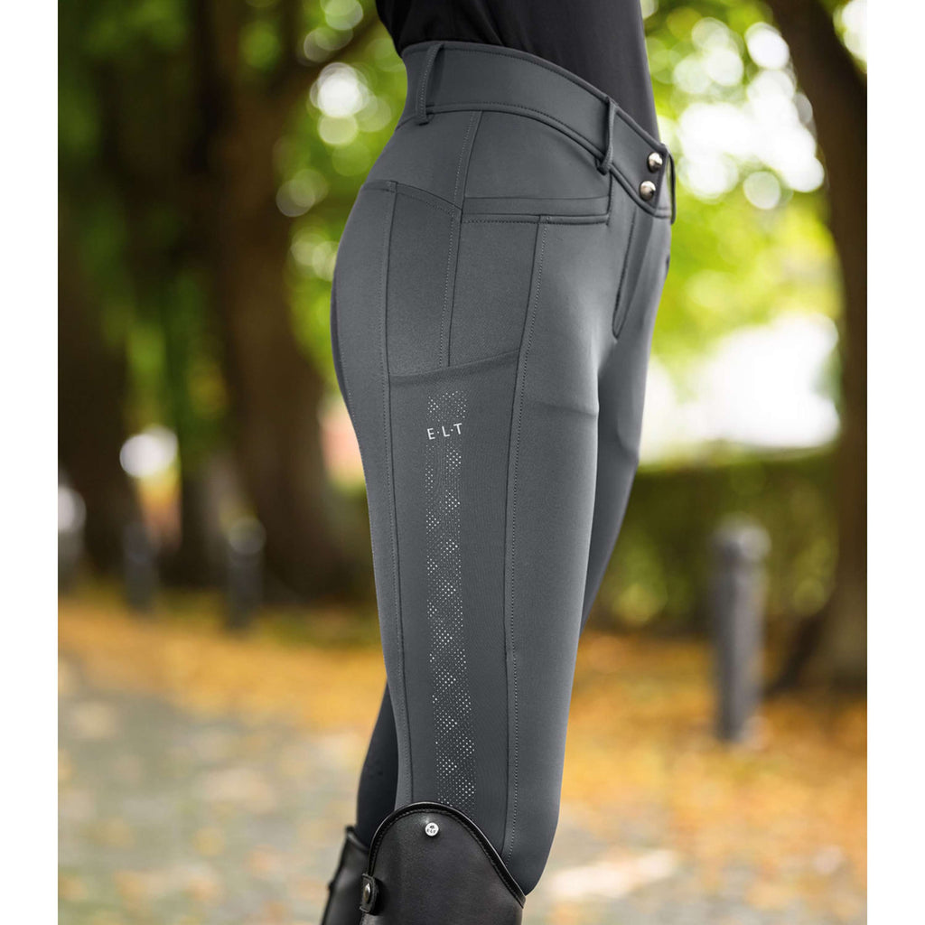 ELT Reithose Reflective Full Grip Asphalt