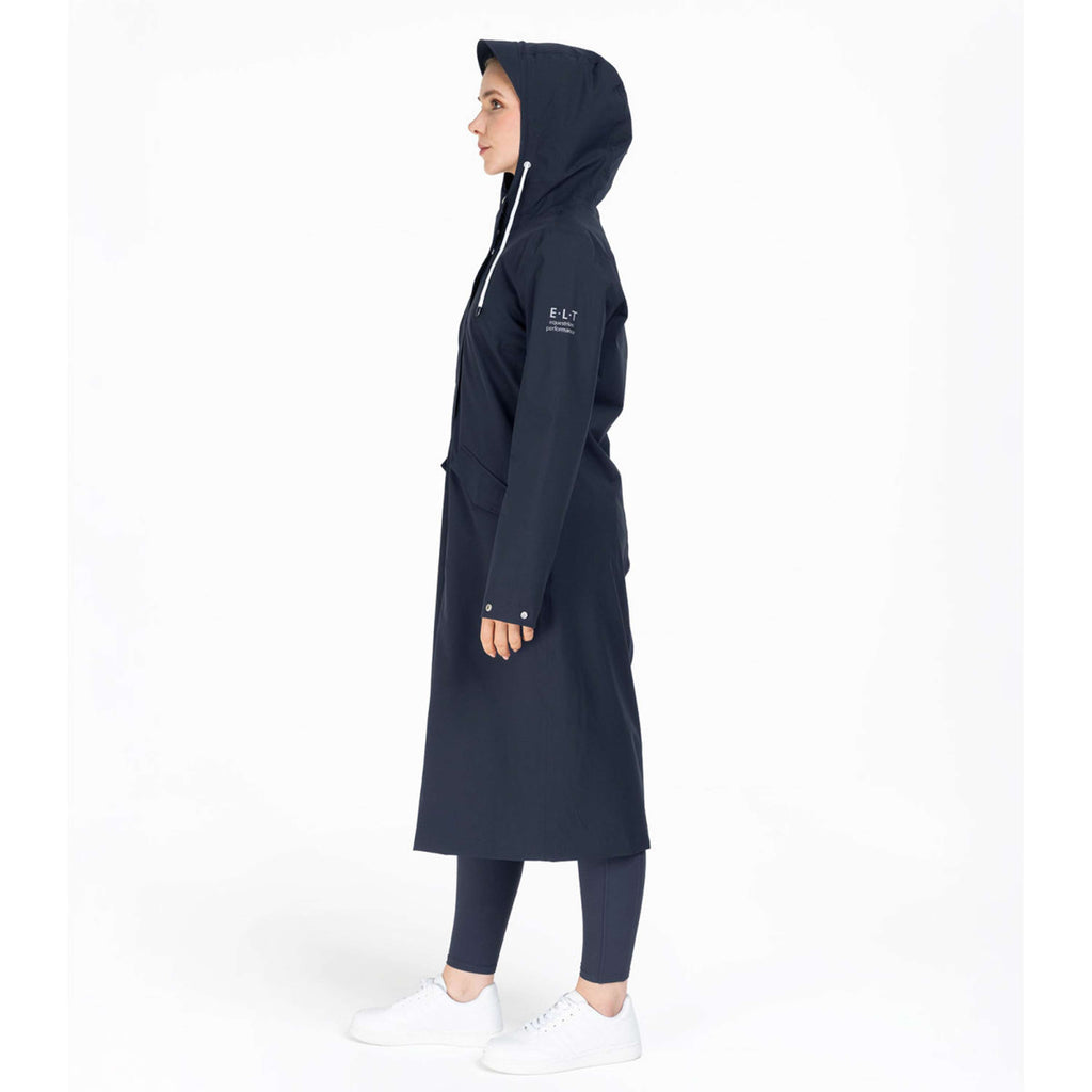ELT Lange Regenjacke Performance Deepblue