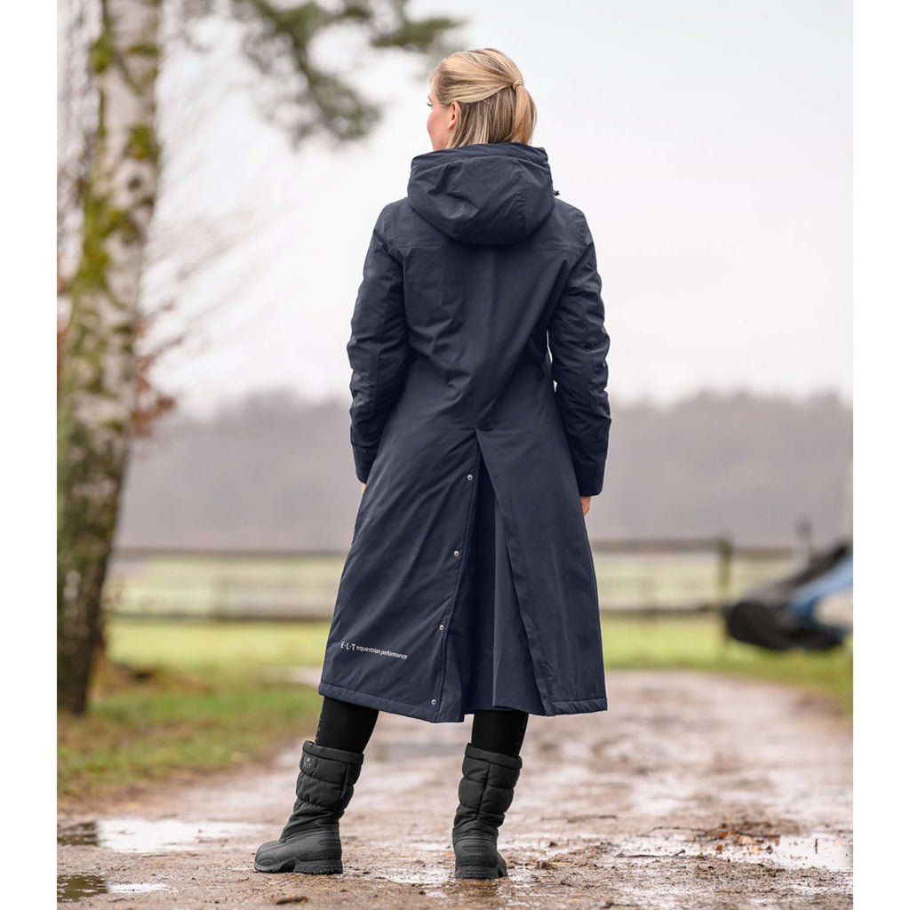 ELT Lange Regenjacke Winter Performance Deepblue