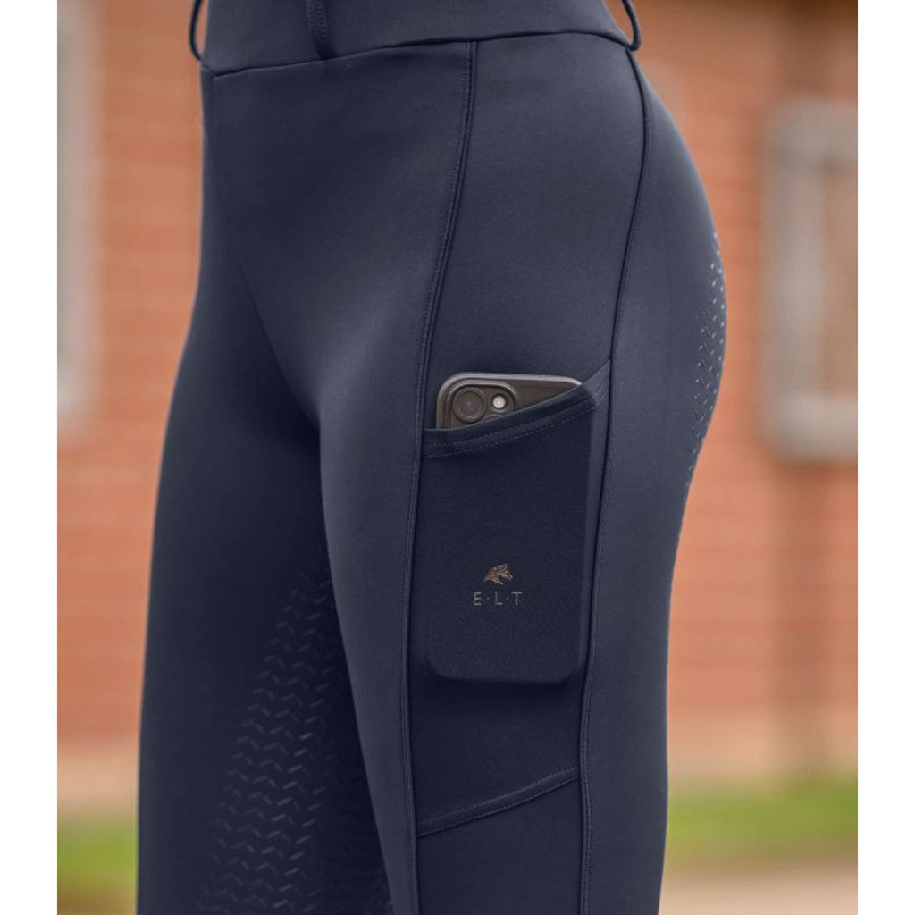 ELT Reitleggings Essential Full Grip Deepblue