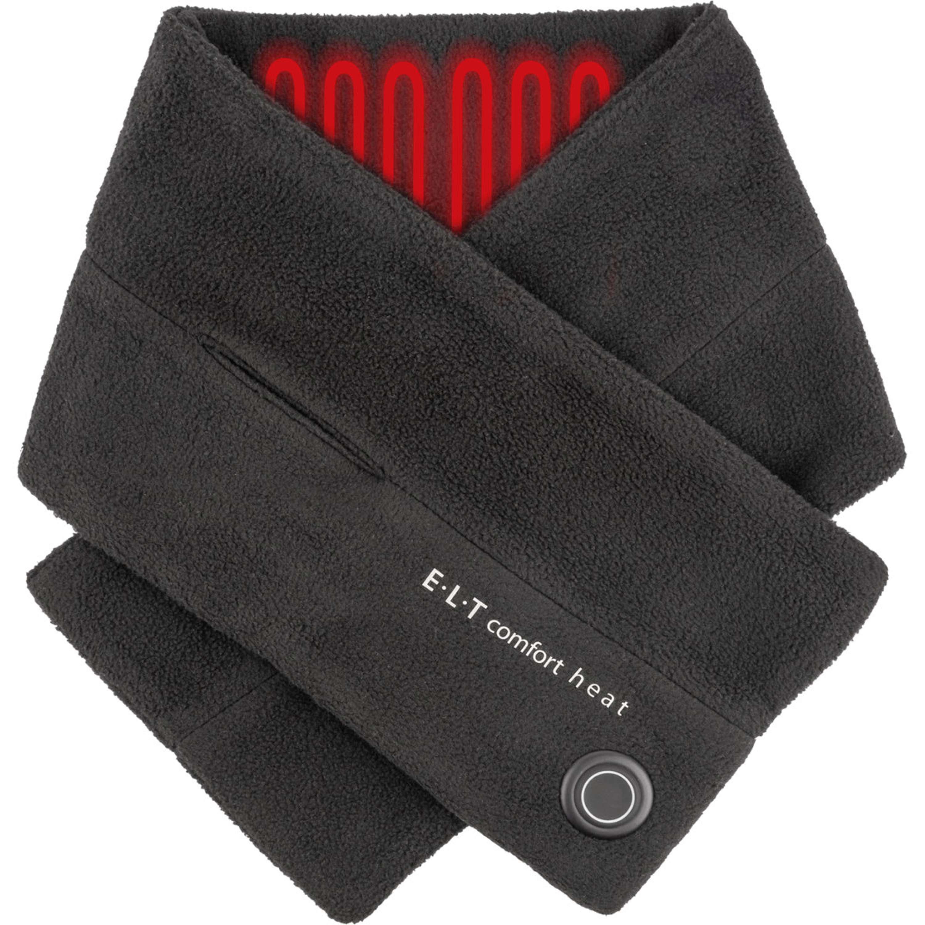 ELT Beheizter Schal Comfort Schwarz