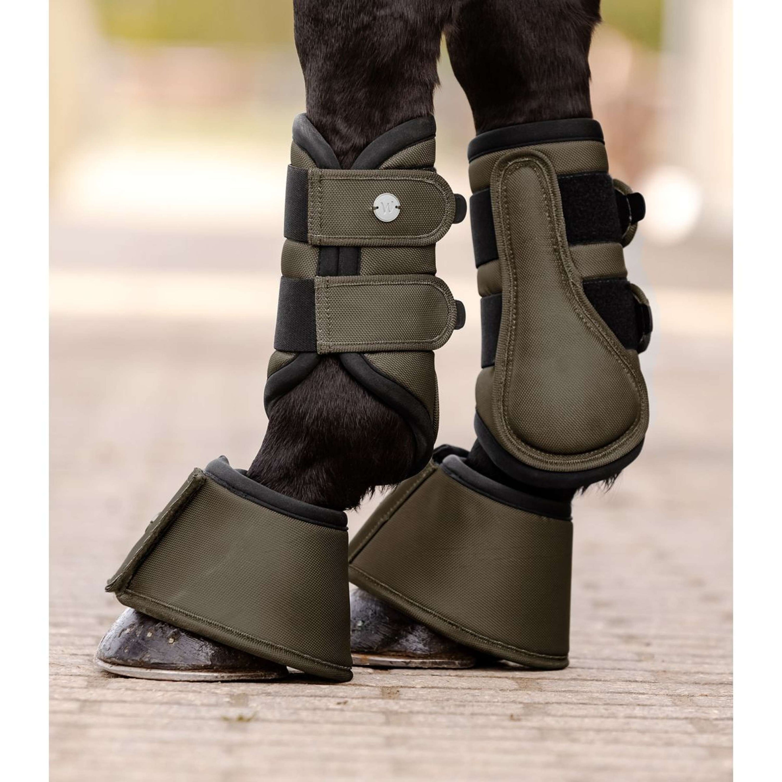 Waldhausen Gamaschen Comfort Fit Grün/Braun