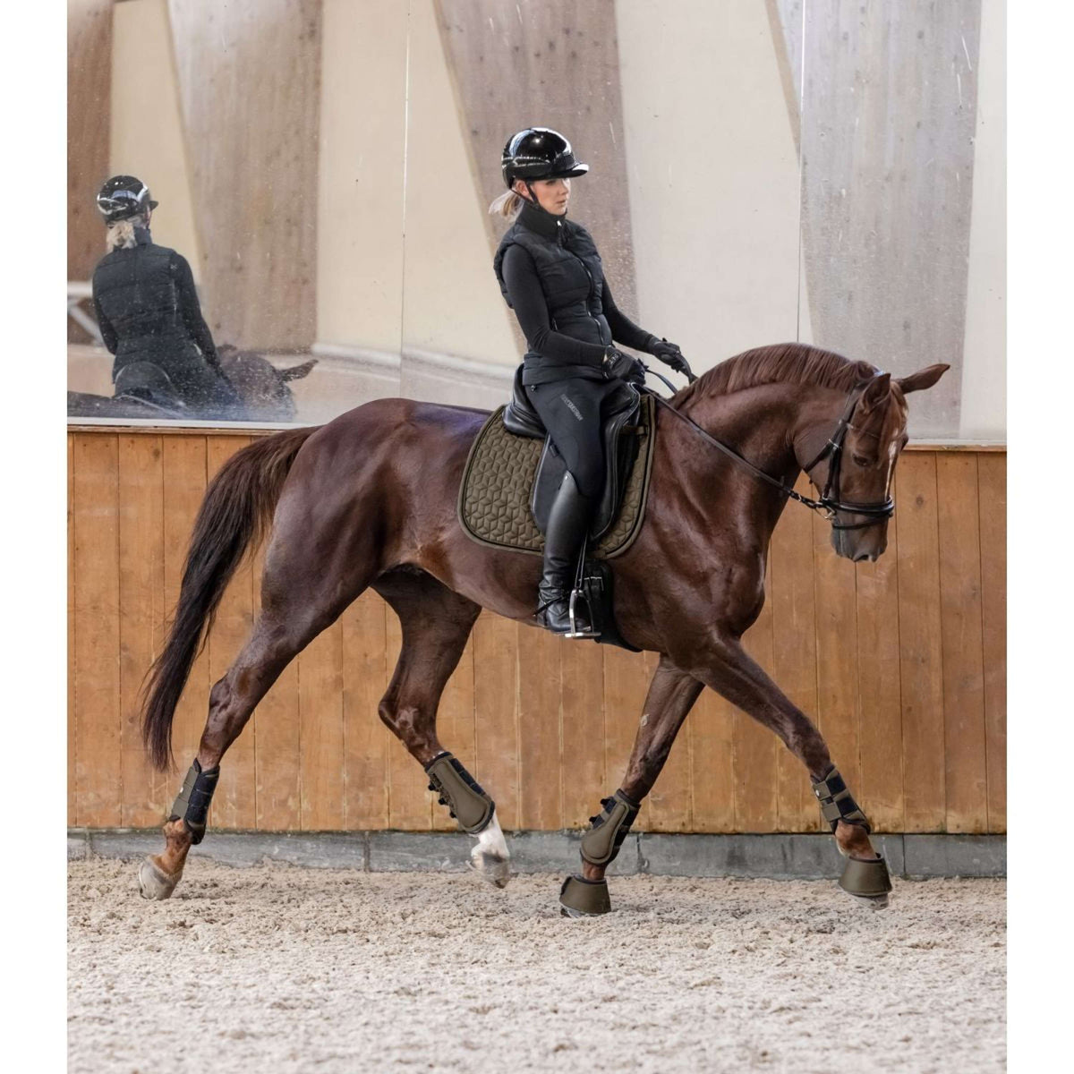 Waldhausen Gamaschen Comfort Fit Grün/Braun