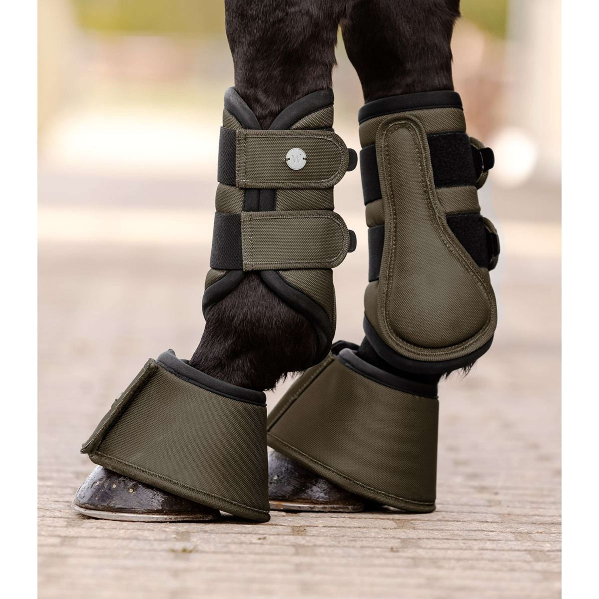 Waldhausen Hufglocken Comfort Fit Grün/Braun