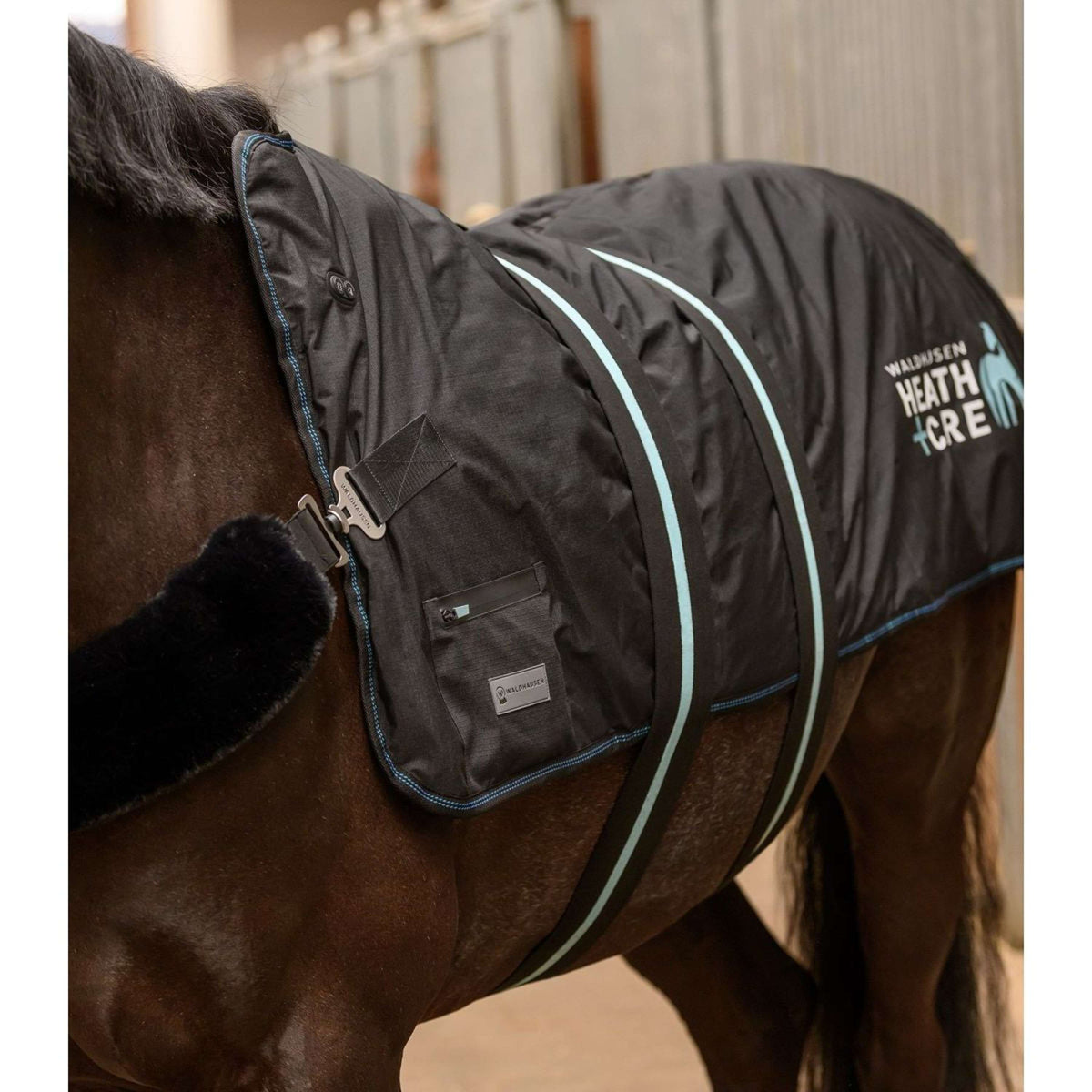 Waldhausen Heiz- und Massagedecke TecSupreme Schwarz