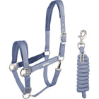 Waldhausen Halfterset Velvet Ozeanblau