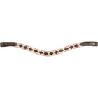 Waldhausen Stirnriemen X-Line Polo Braun/Rosa/Beige