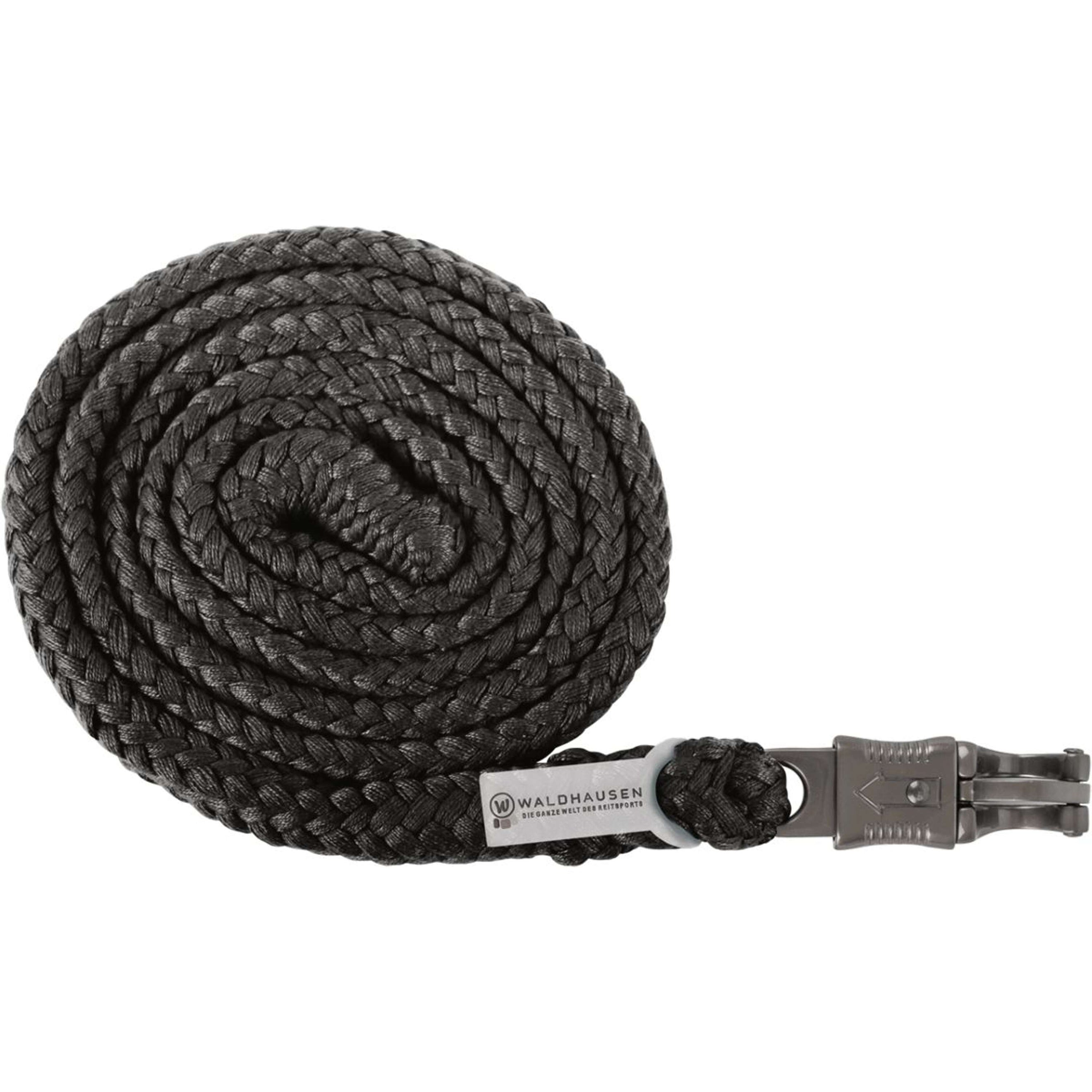 Waldhausen Lead Rope Plus mit Panikhaken Schwarz Waldhausen Lead Rope Plus mit Panikhaken Schwarz