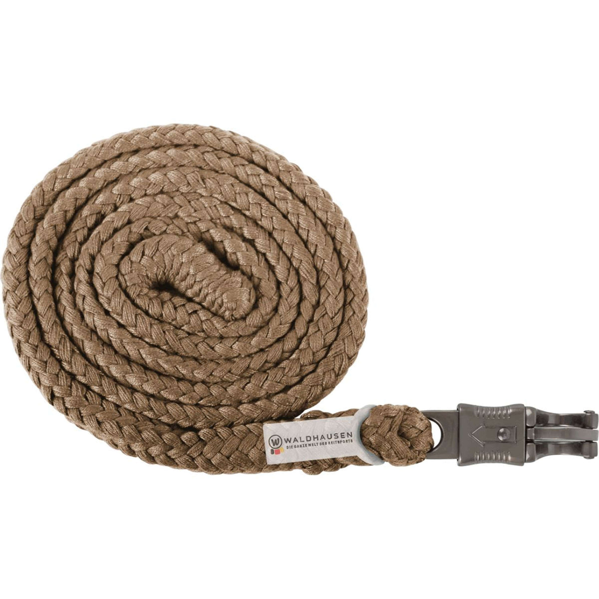 Waldhausen Lead Rope Plus mit Panikhaken Cappuccino