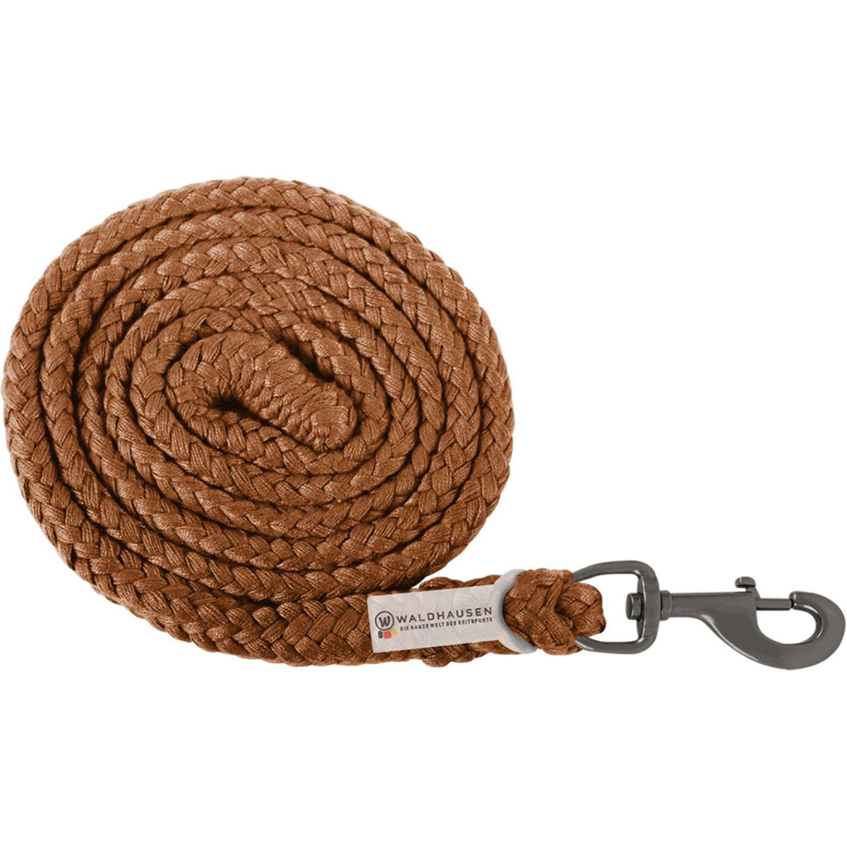 Waldhausen Lead Rope Plus mit Karabinerhaken Cinnamon