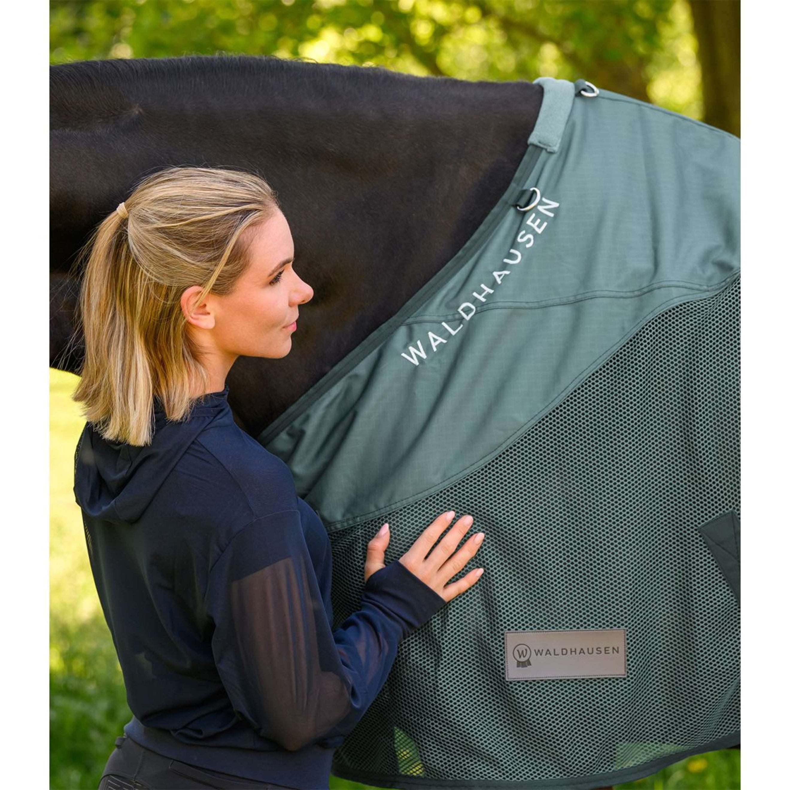 Waldhausen Fliegendecke Comfort Wasserdichter Rücken Pine Green