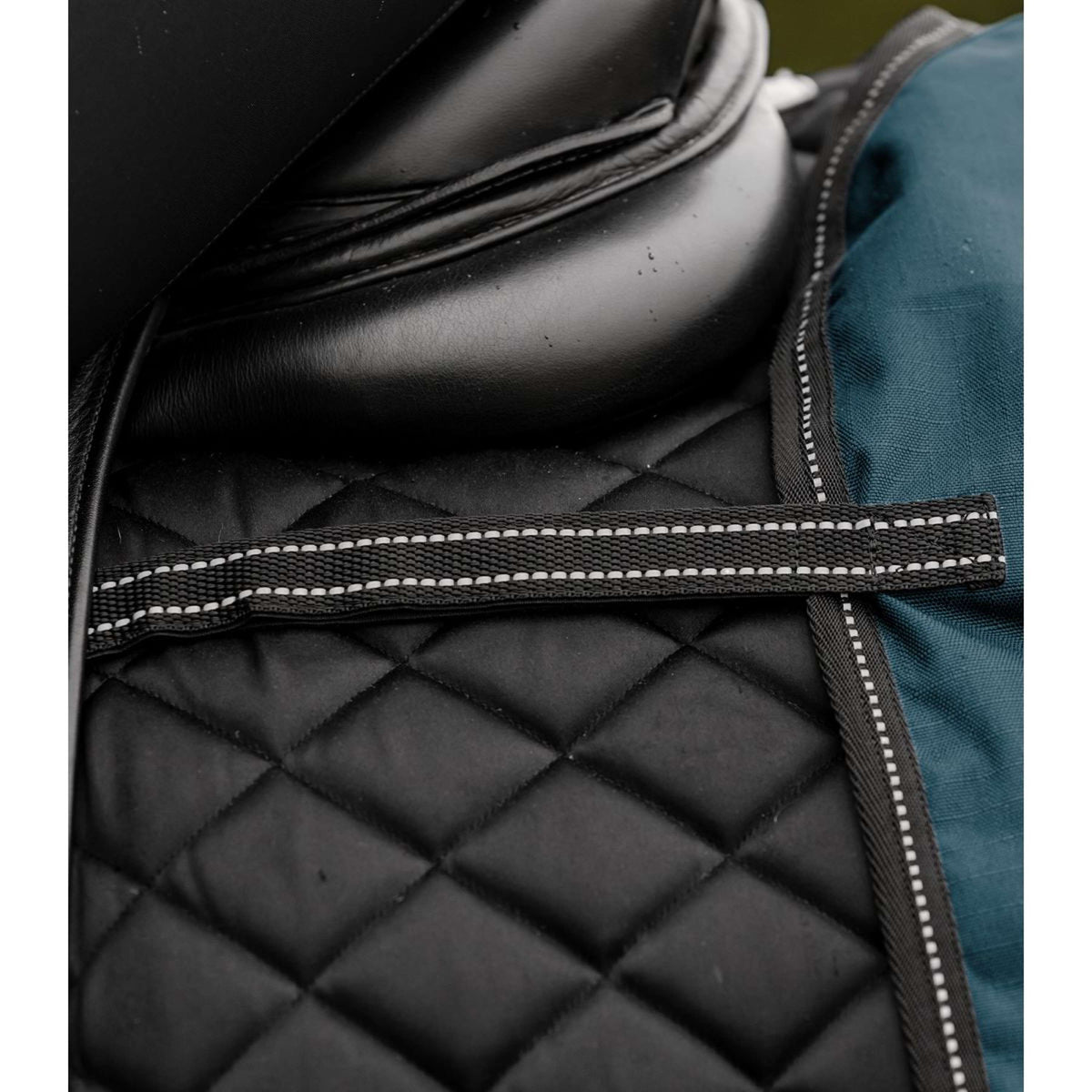 Waldhausen Regenausreitdecke Salzburg 50g Petrol Blue