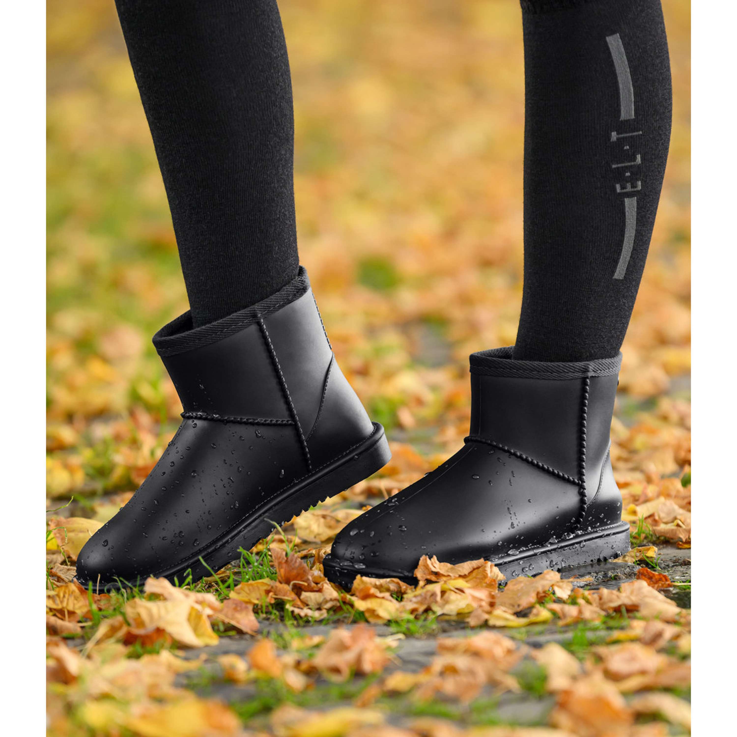 ELT Stiefel Short Schwarz