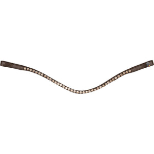 Waldhausen Stirnriemen X-Line Glam Braun Pfirsichfarben