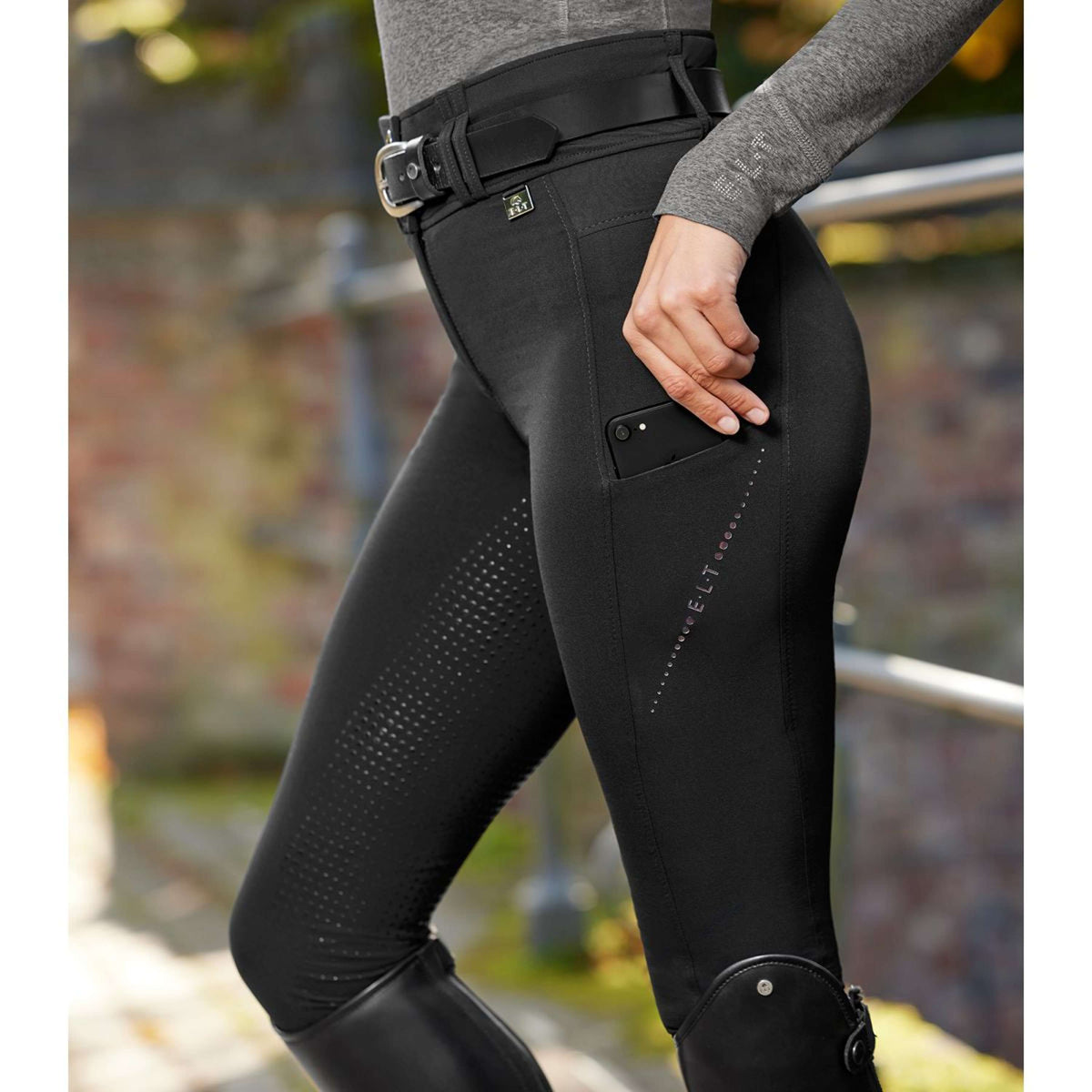 ELT Reithose Mina Thermo Schwarz