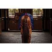 WeatherBeeta Stalldecke ComFiTec 210D Channel Quilt Standard Neck 220g Navy/Burgundy